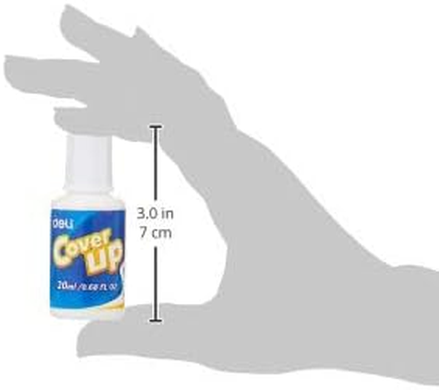 Deli Quick Dry Correction Fluid in Display Box 20 Ml image number 1