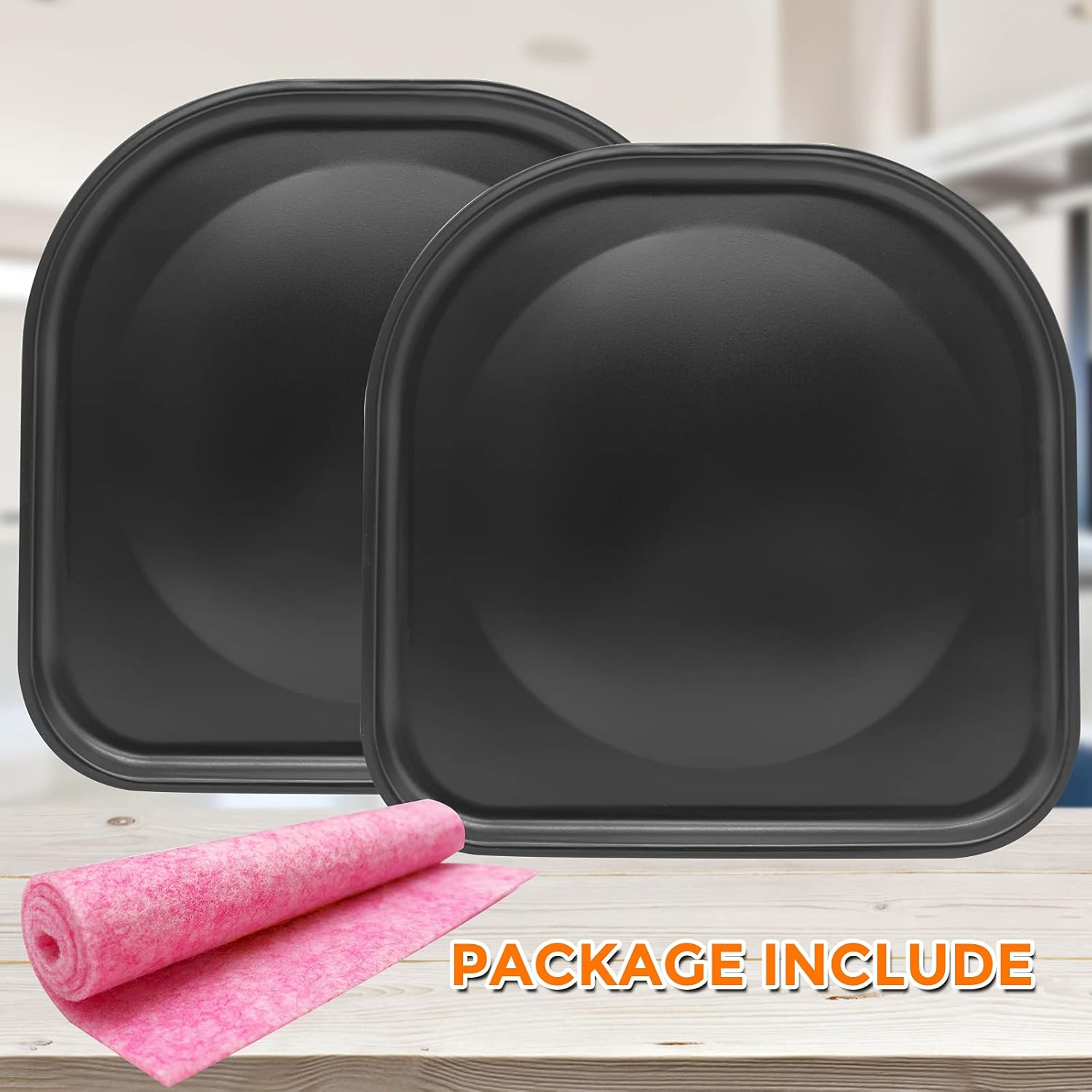 2PCS Air Fryer Drip Tray for Powerxl 6QT, 10QT Air Fryers, Upgraded Air Fryer Drip Pan Replacement Parts for Powerxl Vortex Air Fryer Pro Plus, Nonstick, Dishwasher Safe image number 2