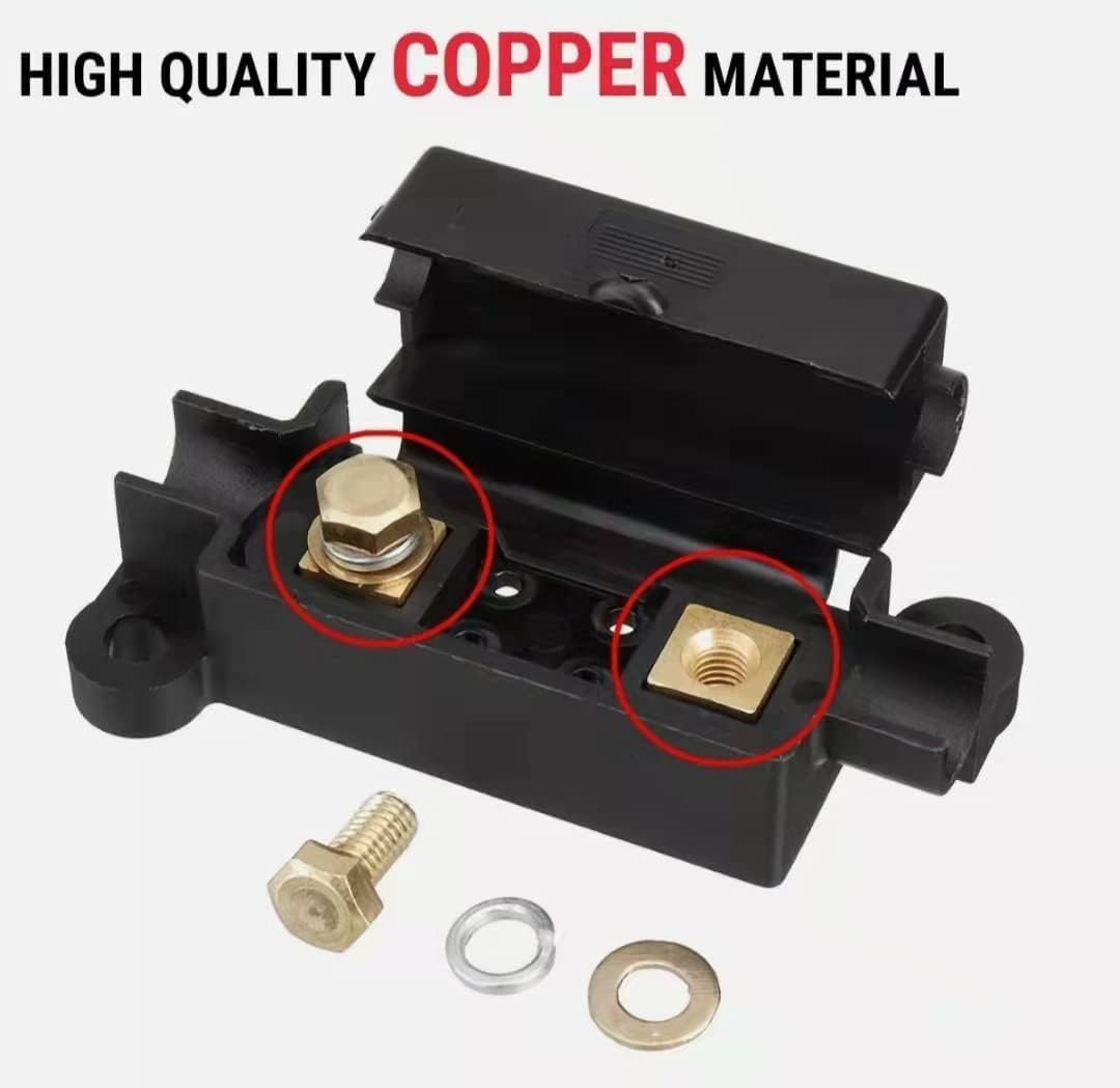 MIDI Fuse Combo Kit &ndash; 2X40A, 2X70A, 2X100A Fuses with 4 ANS Holders &ndash; Compatible with Redarc BCDC Dual Battery Systems(40/70/100A) image number 4