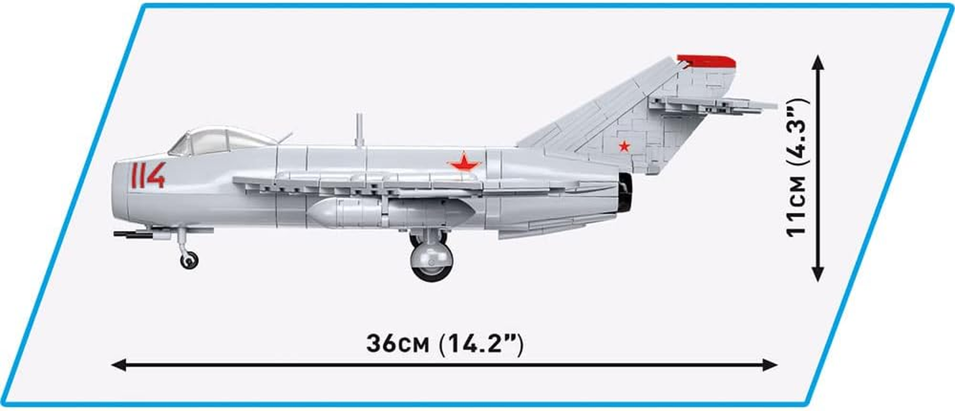 Cold War - Mig-17 NATO Code Fresco 568 Pcs image number 3