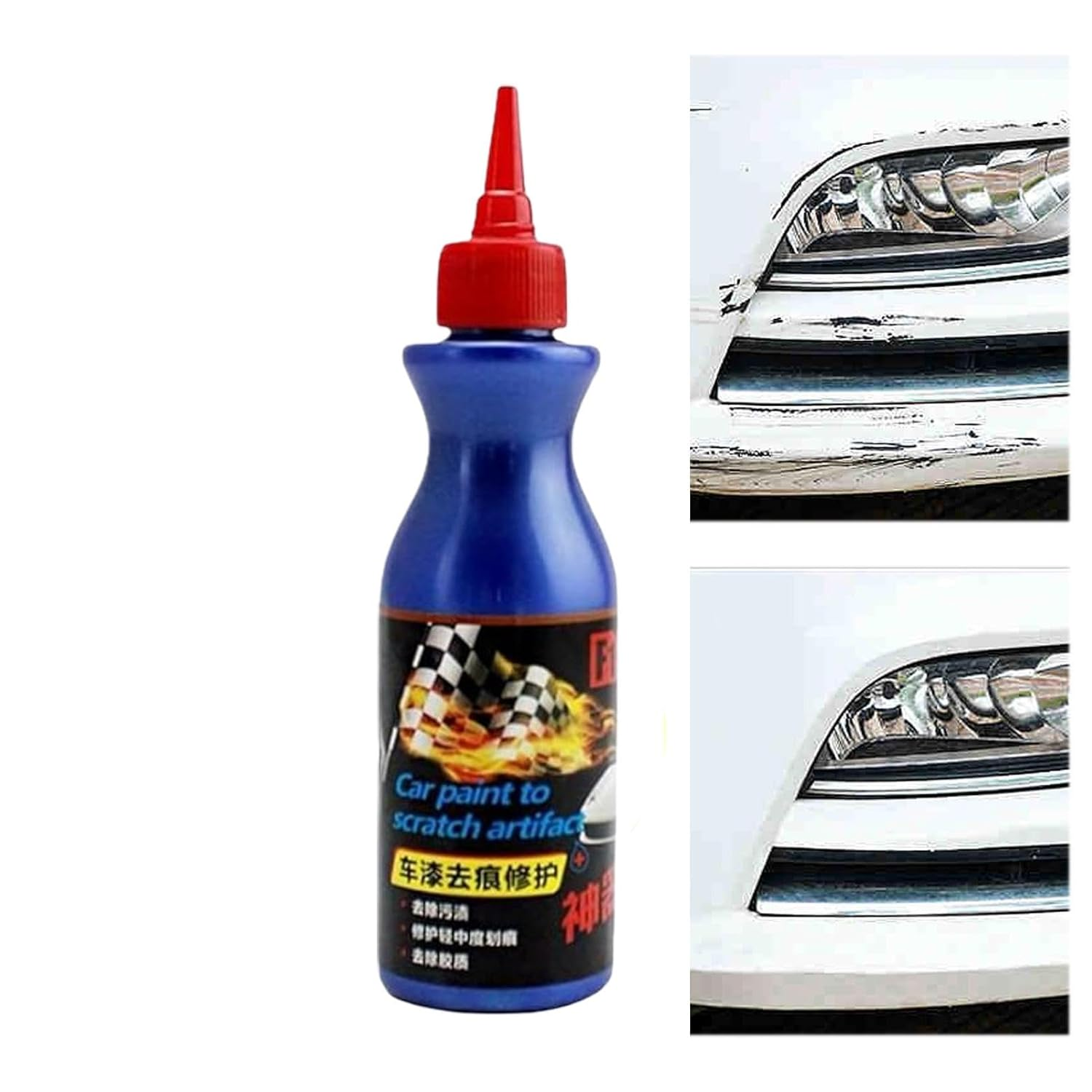 Car Paint for Scratches - 100Ml Restorer Agent for Auto Paint Scratches Repair,Car Maintenance Solution for Scratch Removal Door Handles, Paint image number 3
