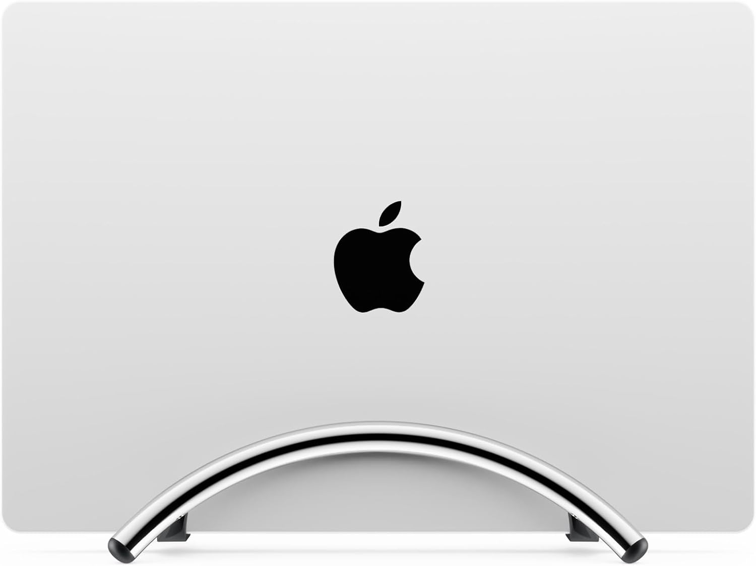 Twelve South Bookarc Flex | Space-Saving Vertical Stand to Organize Work & Home Office for Apple Macbooks/Laptops, Black