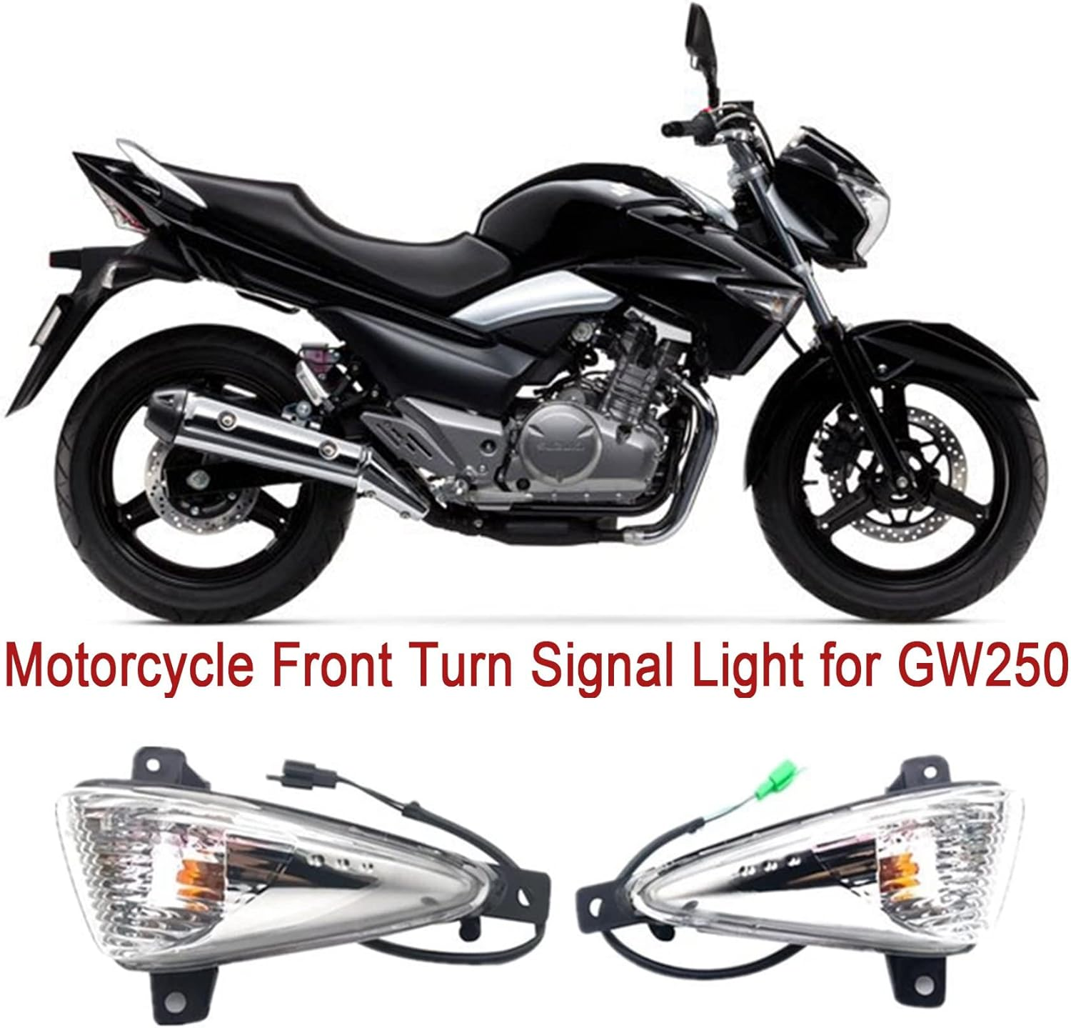 Motorcycle Front Light Side Turn Signal Indicator Lamp for GW250 Inazuma image number 4
