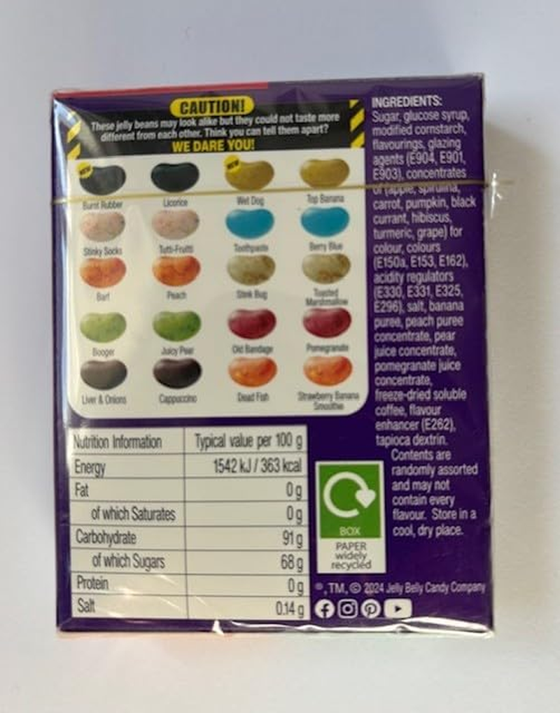 Jelly Belly - Beanboozled Beans, 45G Flipbox 7Th Edition
