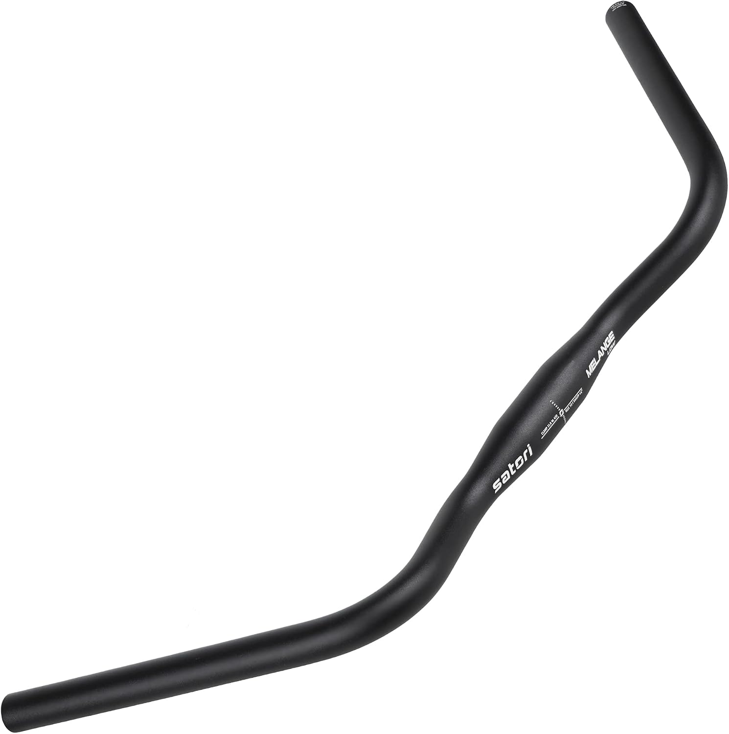 SATORI MELANGE LOW Trekking Commuting Bike Bicycle Aluminum Alloy Swept Back Flat Handlebar 31.8X630Mm - Rise 32Mm - Sweep 46 Degree image number 3