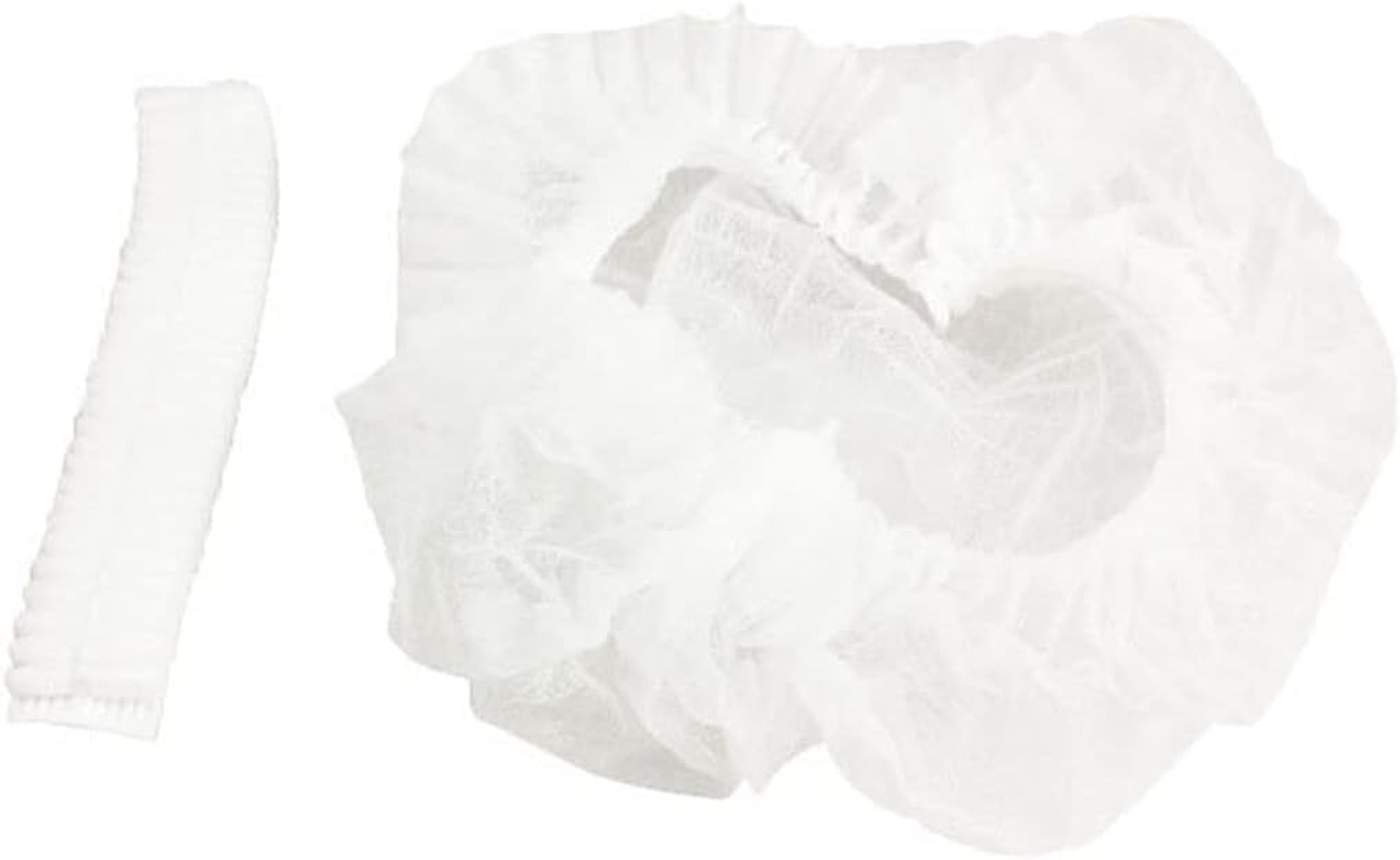 Yeshine 1000X Disposable Hair Nets Bouffant Caps Hairnet Dust Head Cover Stretch Elastic Hats Nonwoven Elastic Cap Unisex Soft and Breathable for Food Service Kitchen Salons Home Baking Sleeping Shower image number 4