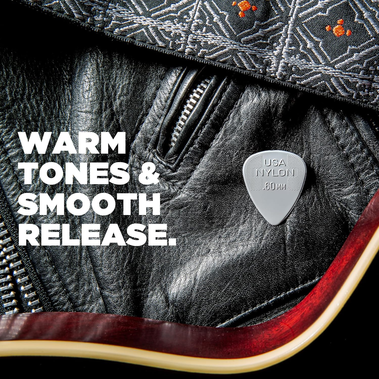 Dunlop 44R.60 Nylon Standard, Light Gray, .60Mm, 72/Bag - .38Mm, 12 Pack image number 5