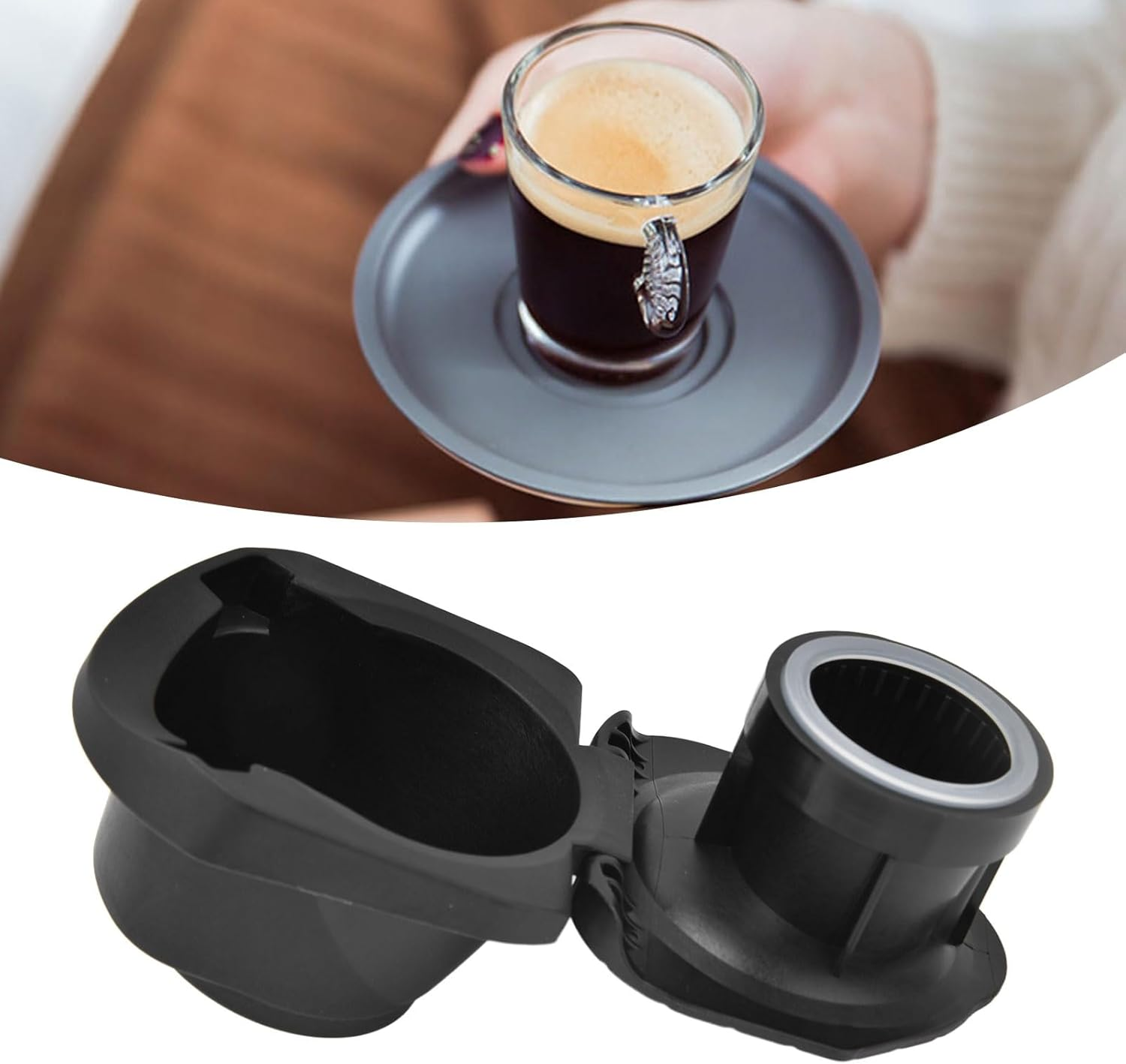 Reusable Coffee Pods Adapter Converter for Machine, Coffee Capsule Holder image number 5