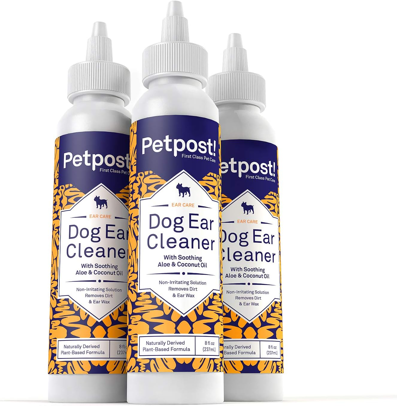 Petpost | Dog Ear Cleaner - Natural Coconut Oil Solution - Best Remedy for Odor - Dog Ear Problems - Chemical & Irritant Free 237 Ml image number 2