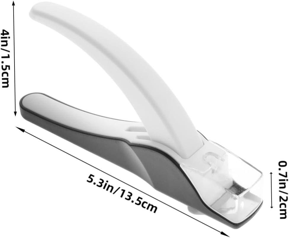 LIFKOME Manicure Shaped Nail Clipper with Non Slip Matte Handle Ergonomic Nail Trimmer Precision Trimming Tool and Clean Workspace image number 6