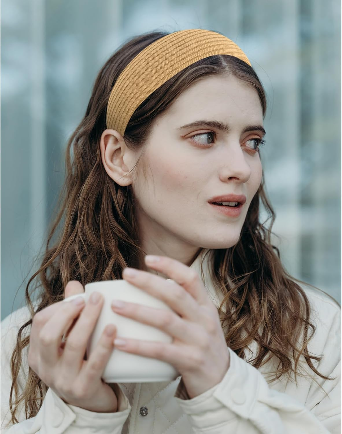 ACO-UINT 4 Pack Headbands for Women, Wide Headbands Large Head Bands for Women'S Hair, Non-Slip Thick Headbands with Teeth Fashion Hairbands Hair Accessories for Women