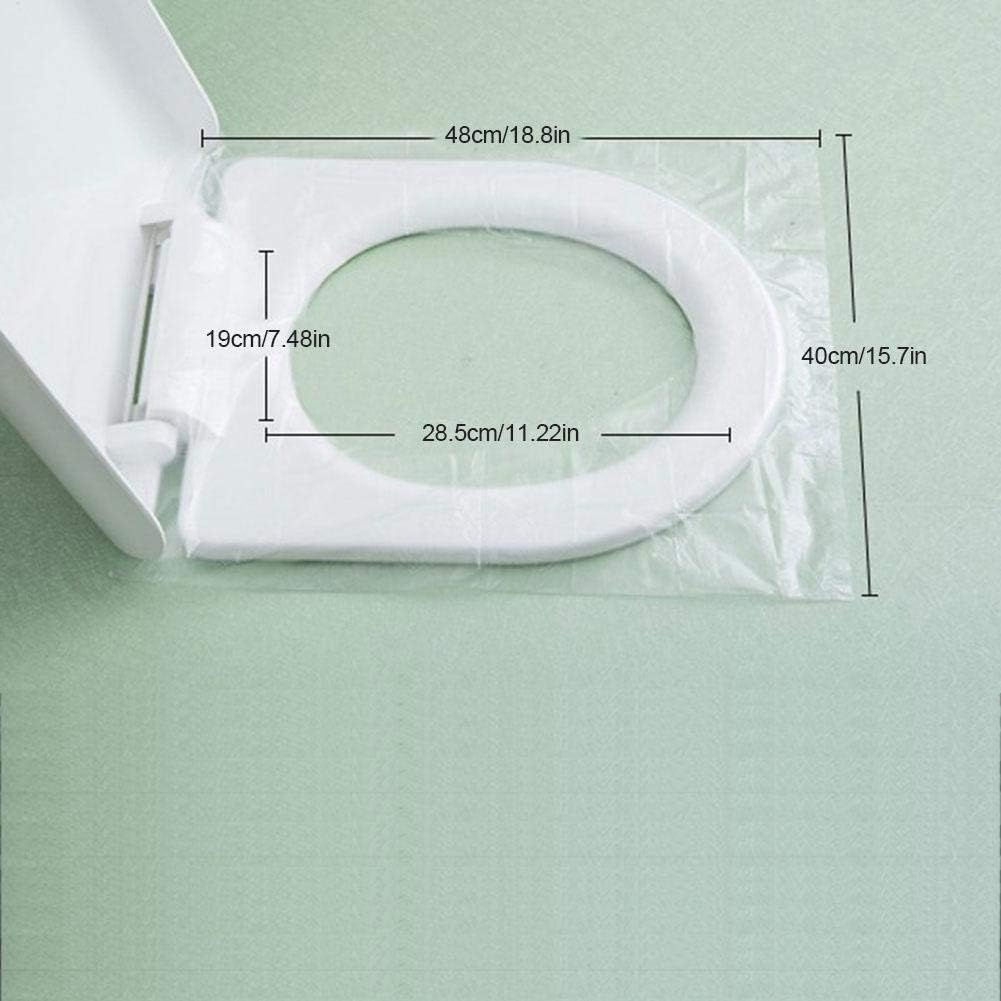 Smartopus 50 Pack Toilet Seat Covers,Disposable Waterproof, Ideal for Kids Potty Training and Adults,Individually Wrapped for Travel Home, Extra-Large image number 1