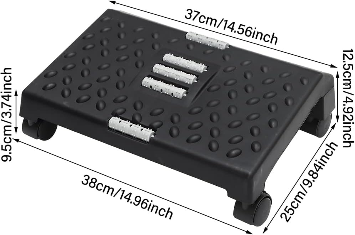 Foot Rest for under Desk (Black-C) image number 5