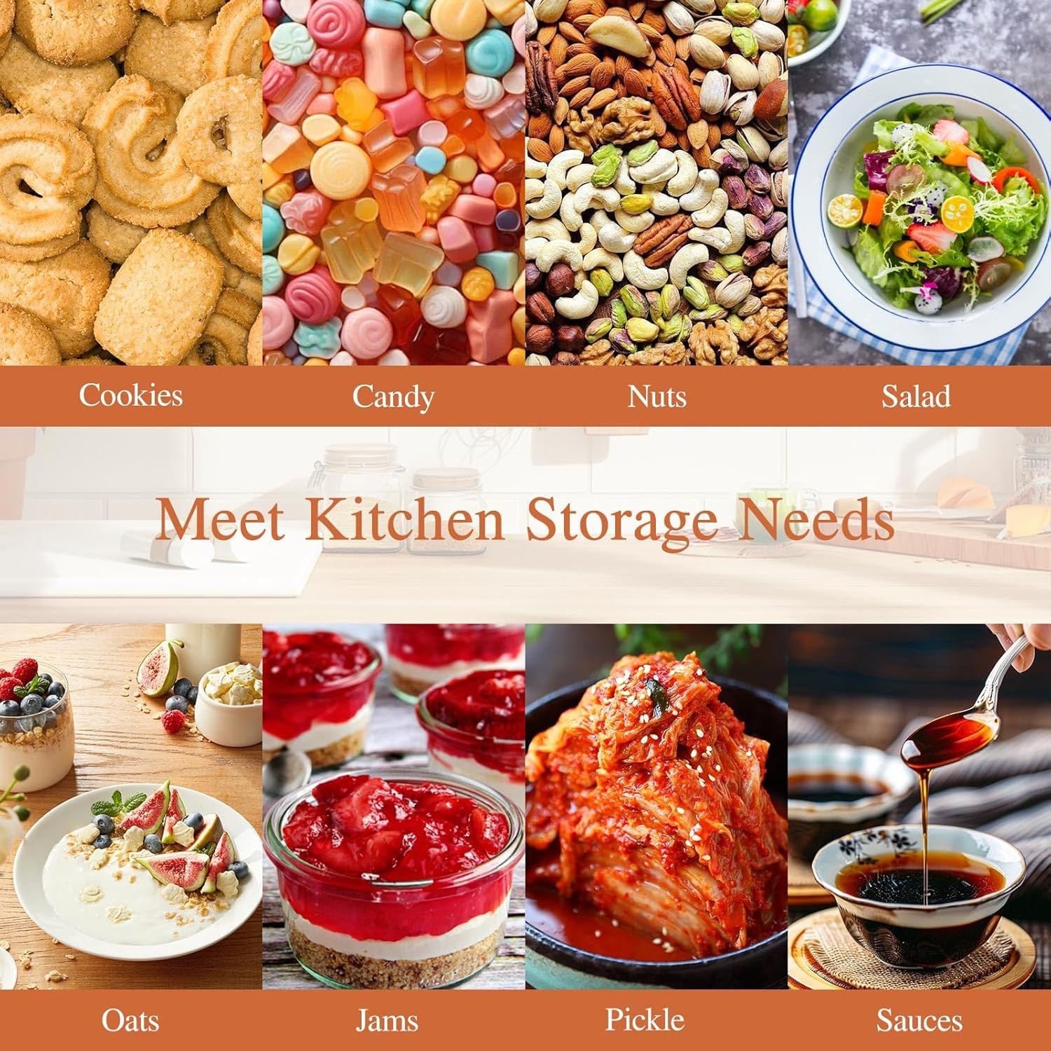 Fayrvind 12 Pack 150Ml Small Mason Jars with Airtight Lid, Mini Glass Canning Jar for Pickling Fermenting Sauce, Spices, Storing Honey Yogurt Jelly Jams Oats Preserve Jar, 12 Label Pen Included image number 3