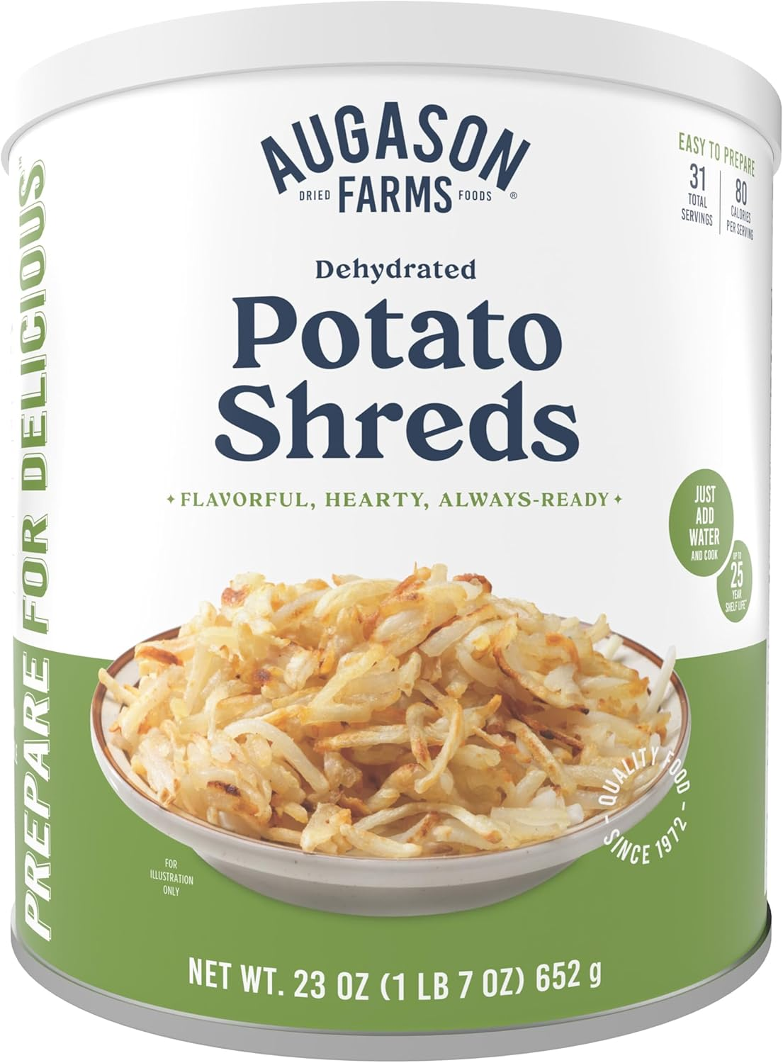 Augason Farms Dehydrated Potato Shreds, 23 Oz image number 4