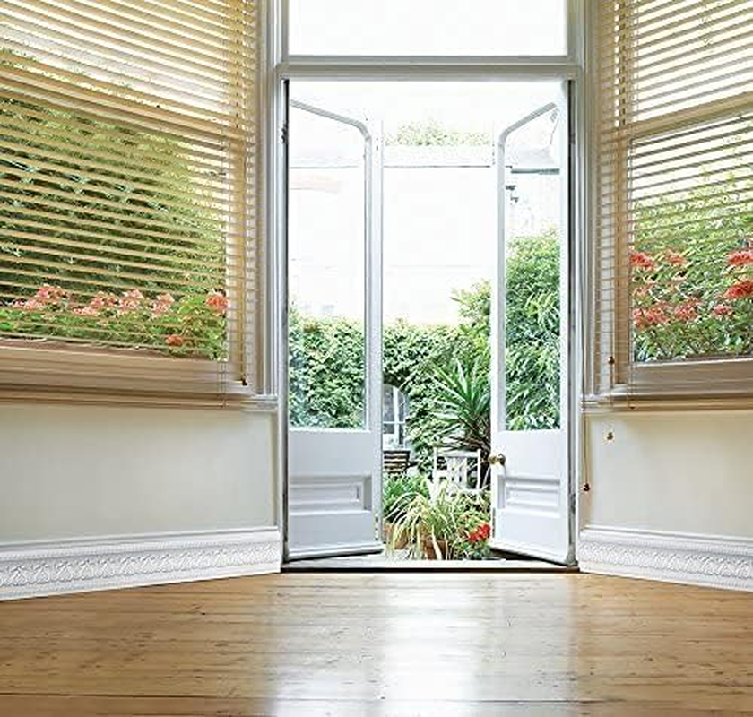 Royal Tulip Peel and Stick Wall Border Easy to Apply (Neutral Gray) - Gray image number 2