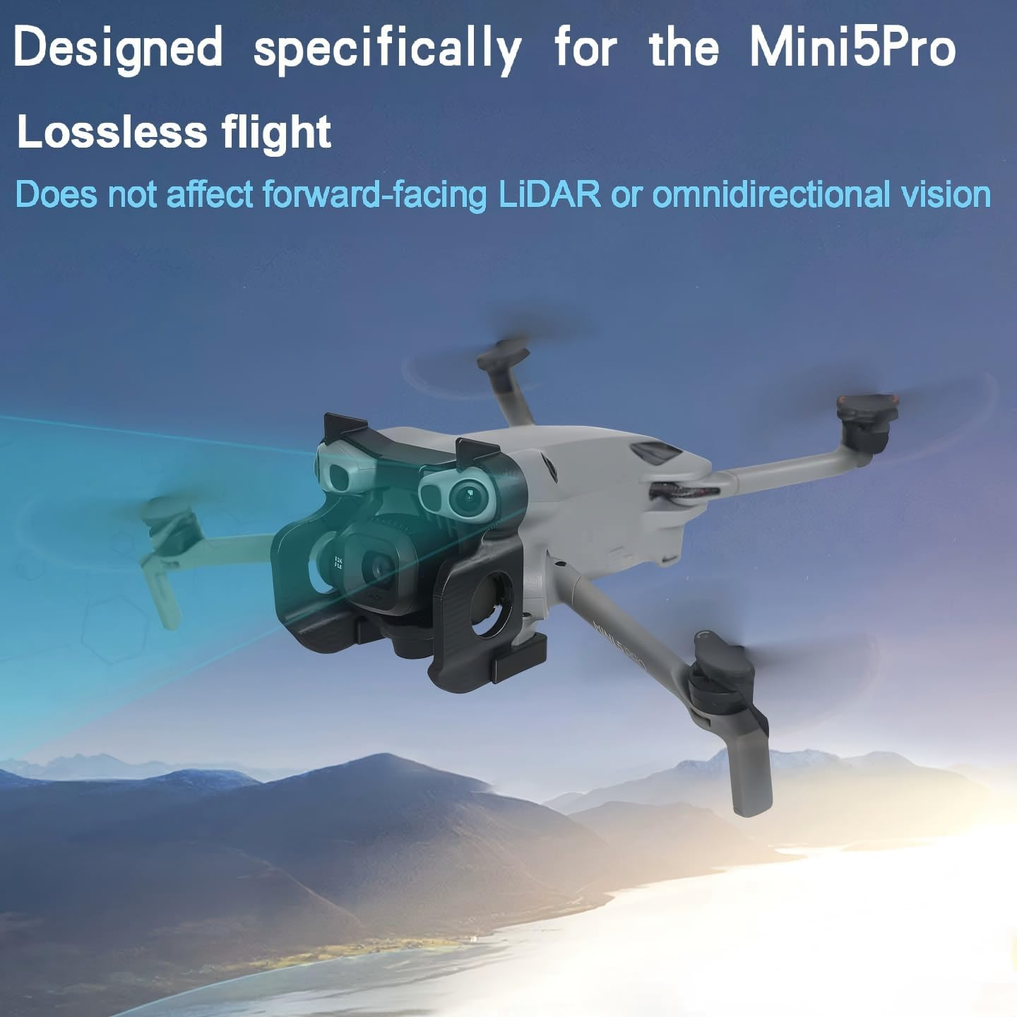 XBERSTAR Gimbal Bumper Guard Compatible with DJI Mini 5 Pro anti Collision Camera Protector,Guard Bar for Drone Accessories image number 4