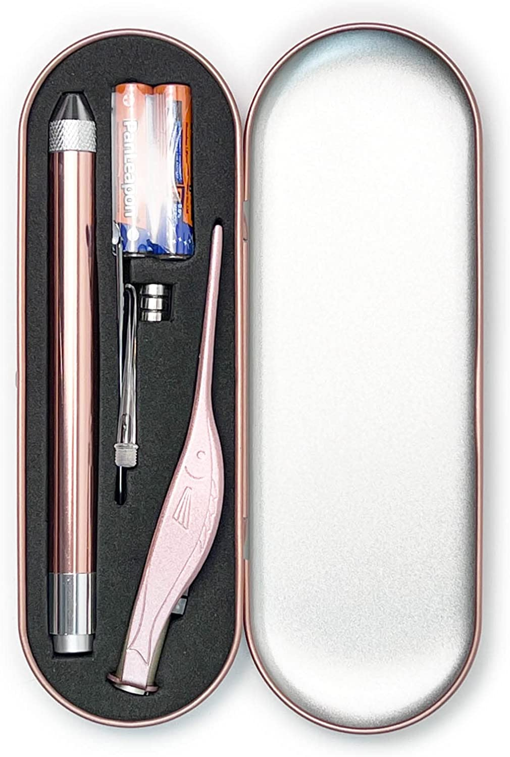 Ear Wax Remover & Cleaner, Electric Earwax Removal Kit with LED Light, Portable Ear Cleaner with Battery, Reusable Safe Electric Ear Suction for Adults Kids (Type1) image number 2