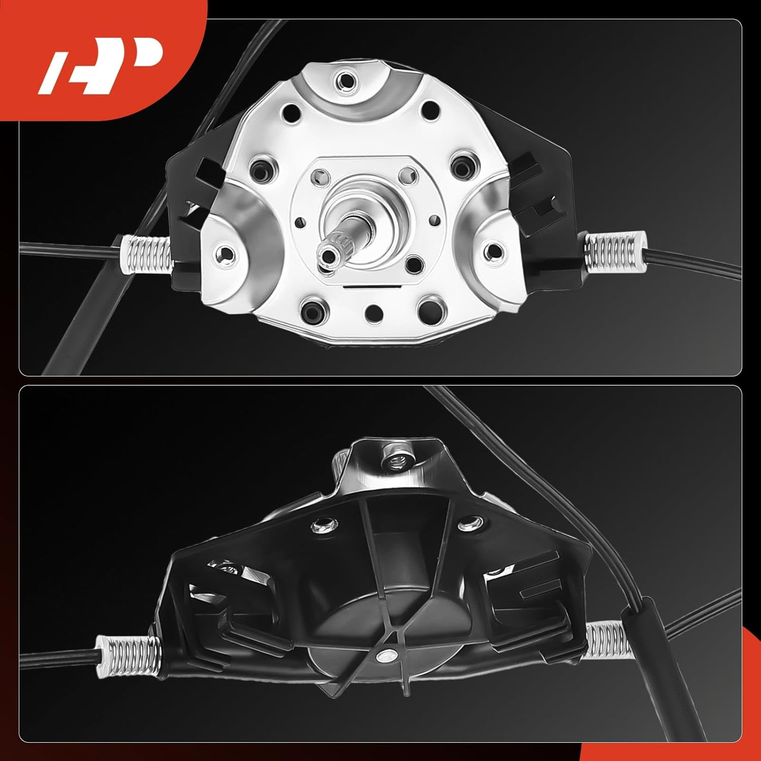 A-Premium Manual Window Regulator Compatible with Ford Focus 2001-2007 Front Right Passenger Side image number 5