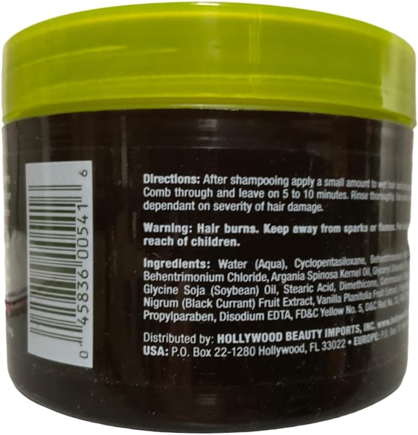 Hydrating Hair Mask Enriched with Argan Oil from Morocco - Hair Treatment for In image number 2