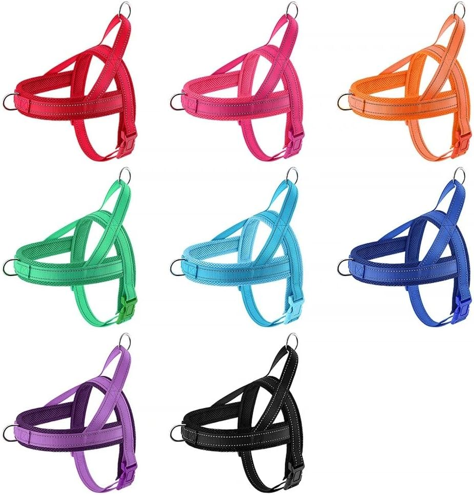 My Corgi Living Dog Harness, No Pull Design, Suitable for Small, Medium, and Large Dogs, Pink and Blue, Adjustable and Comfortable Fit, Ideal for Walking and Training (Pink, Small) image number 6