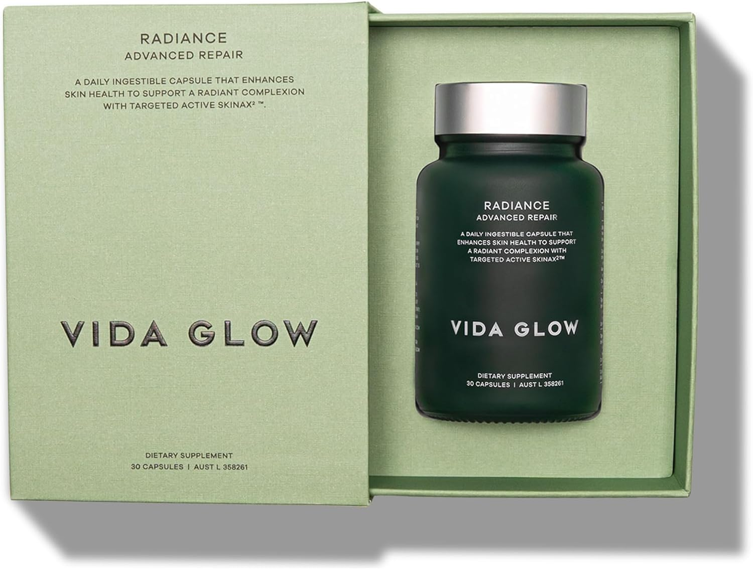 Vida Glow - Natural Radiance Advanced Repair Supplement | Promotes Luminous Skin + Even Tone (30 Vegan Capsules) &hellip; image number 5