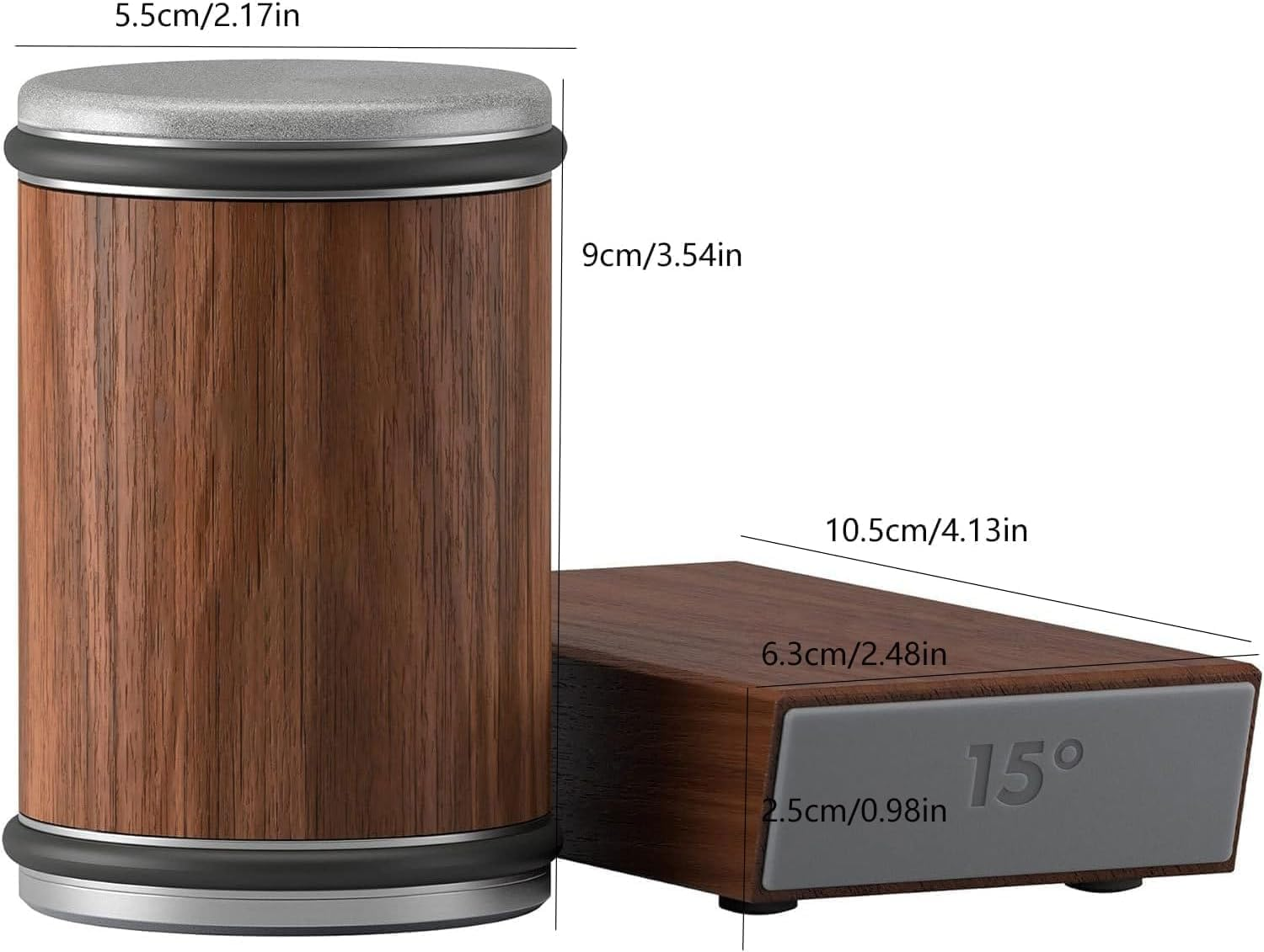 Tumbler Rolling Knife Sharpener with Diamond, Knife Sharpening Set, Rolling Knife Sharpening for Kitchen Knives, Knife Sharpener Kit Offers 15-20 Degree Sharpening for Chef'S Knife Sets, Scissors