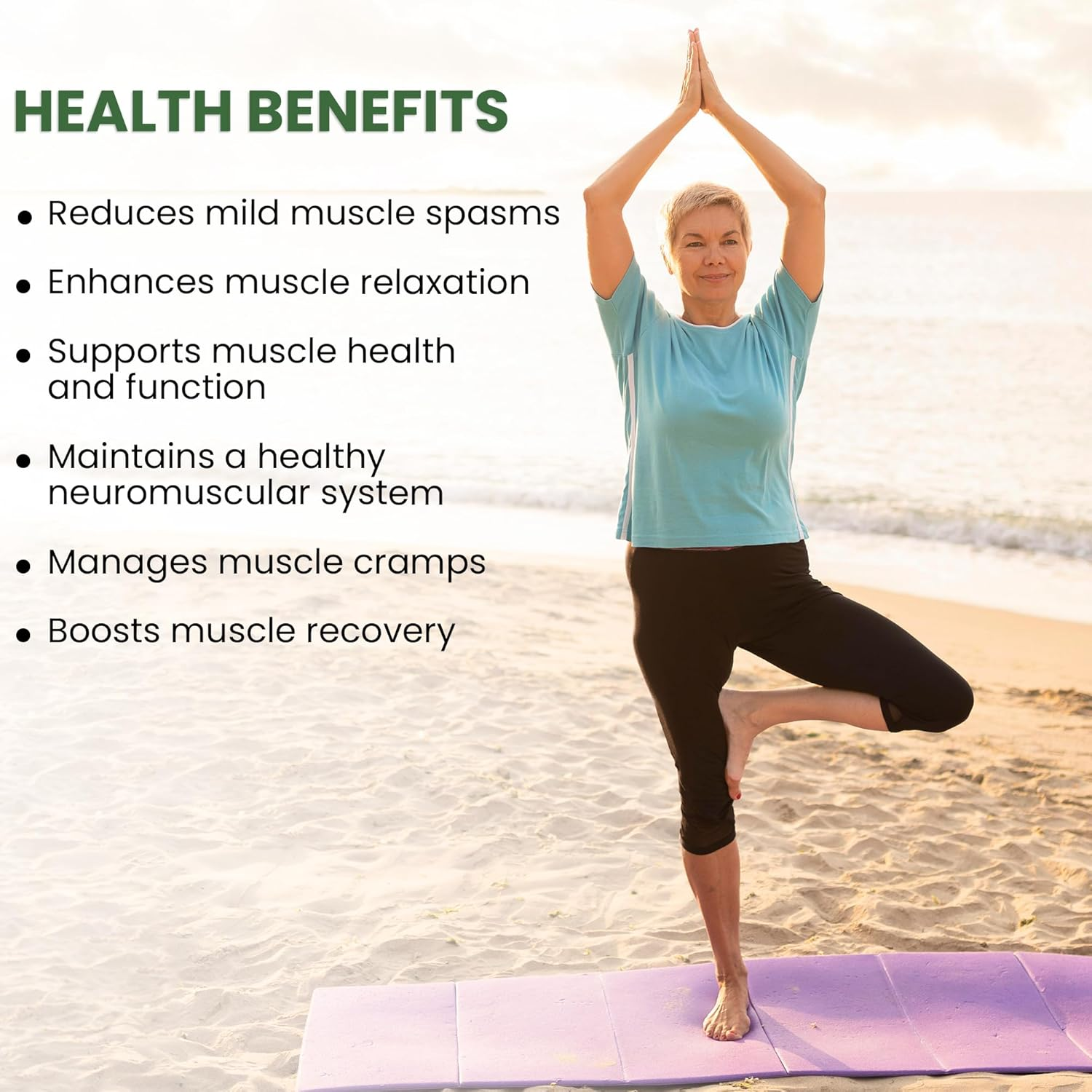 Healthy Care Super Bio Magnesium Capsules - Comprehensive Muscle and Neuromuscular Support - Premium Quality Dietary Supplement - 100 Capsules image number 6