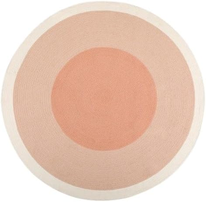 La'Grace Home Bella Coral Braided Reversible Kids Rug, off White image number 2