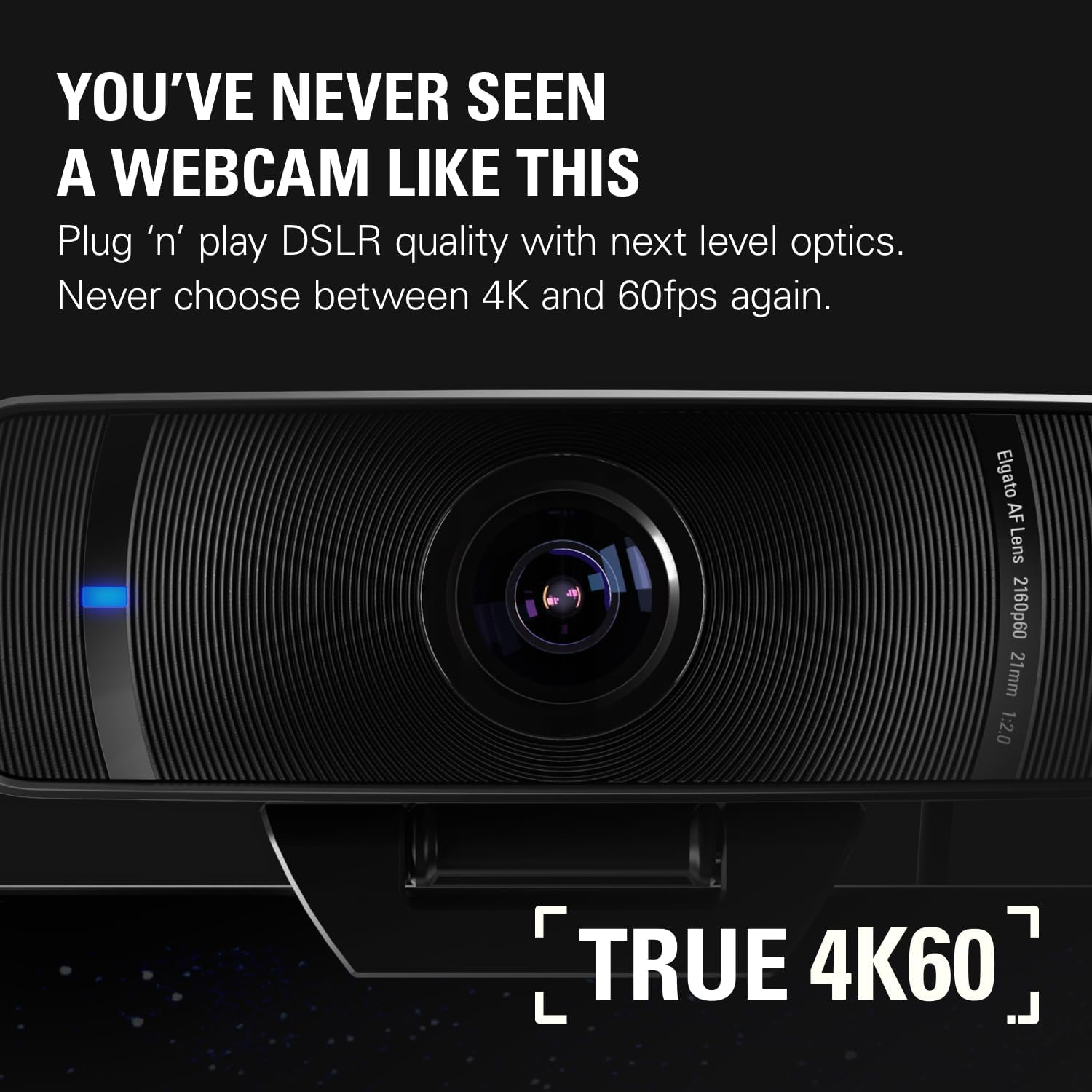 Elgato Facecam Pro, True 4K60 Ultra HD Webcam for Live Streaming, Gaming, Video Calls, Sony Sensor, Advanced Light Correction, DSLR Style Control, Wide Angle, Works with OBS, Teams, Zoom, Pc/Mac image number 3