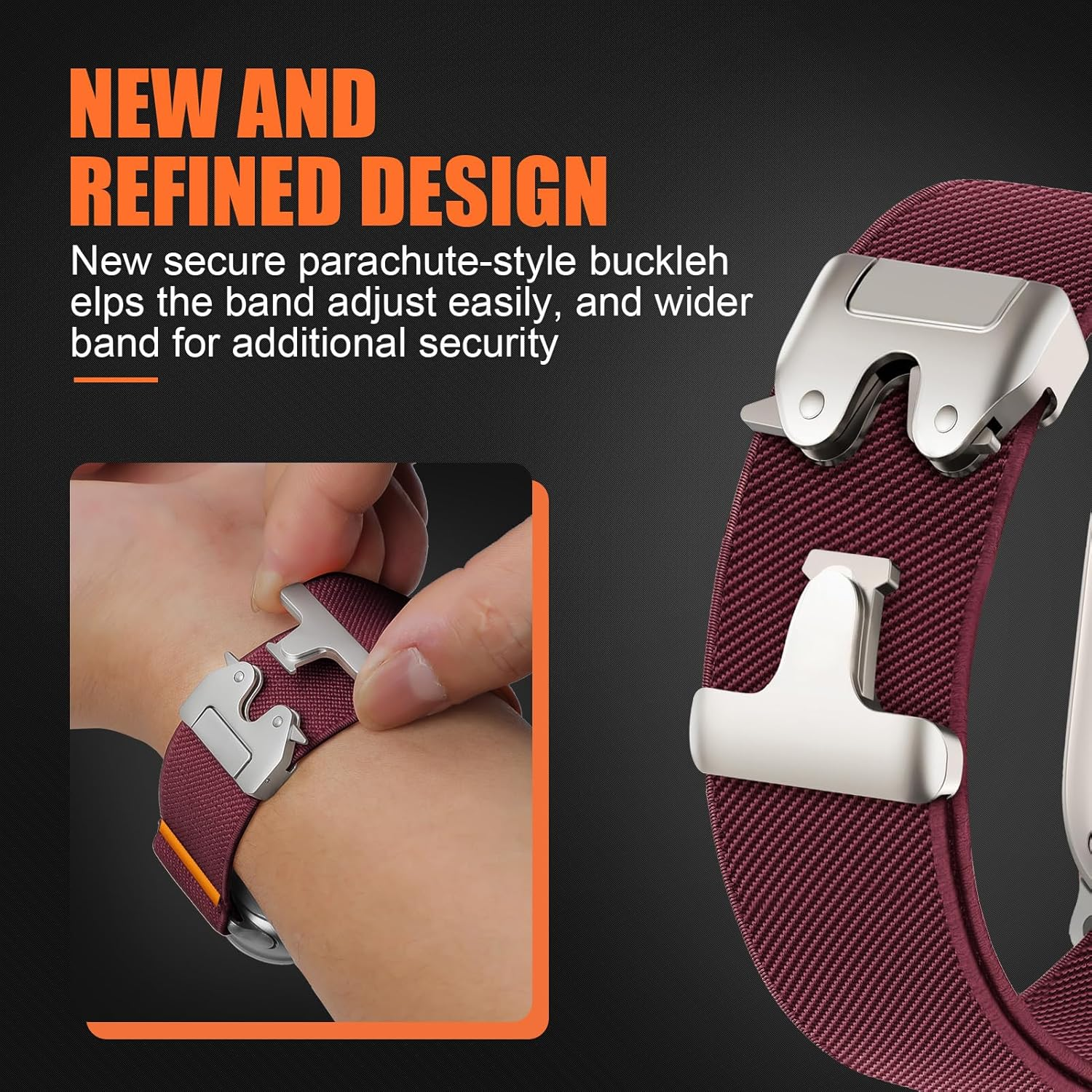 Stretchy for Apple Watch Band Ultra/2 49Mm 46Mm 45Mm 44Mm 42Mm Men/Women,Parachute Buckle Elastic Nylon Solo Loop Sport Strap Wristband for Apple Watch Series 10 9 8 7 6 5 4 3 SE/2