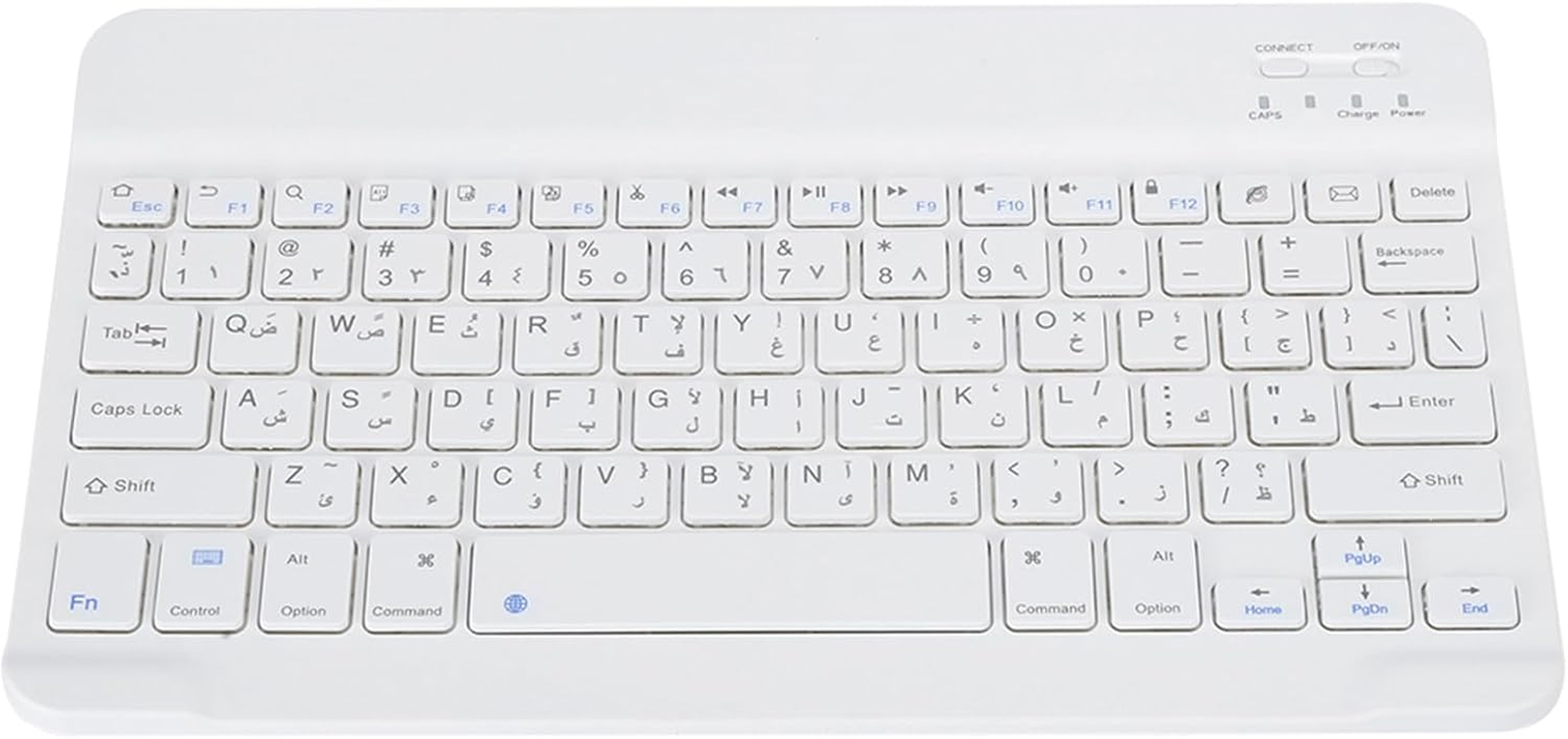 10 Ultra‑Thin Wireless Keyboard Russian Arabic Spainish Keyboard for Bluetooth Intelligent Supplies Computer for Android/Os X / (10 Inch Arabic) image number 3