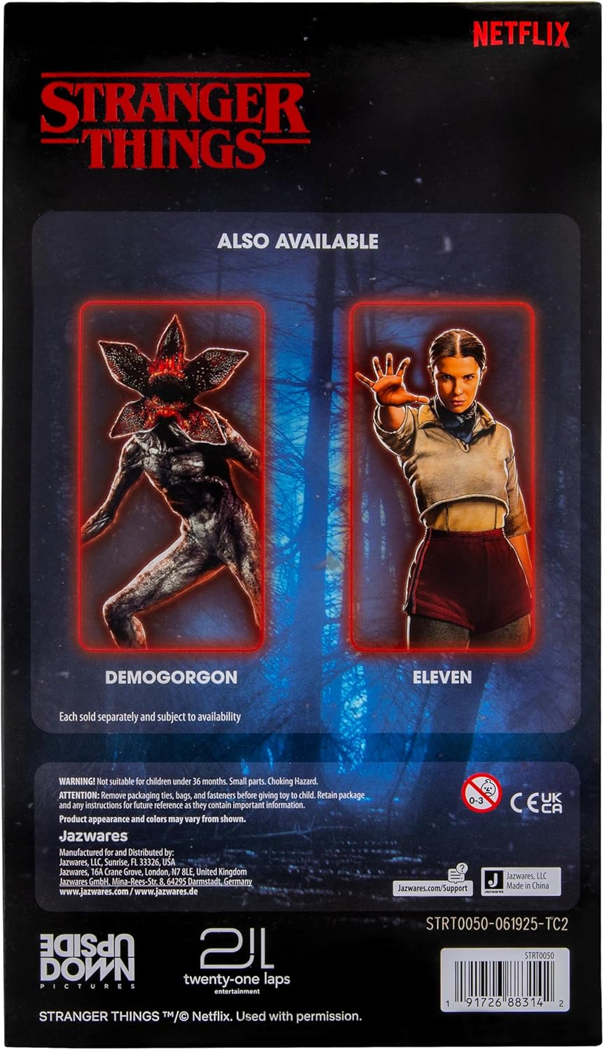 Stranger Things Dustin Henderson Upside down Collector Figure - 6-Inch Highly Detailed Figure with Soft Good Clothing and Unique Accessories - Demogorgan image number 4