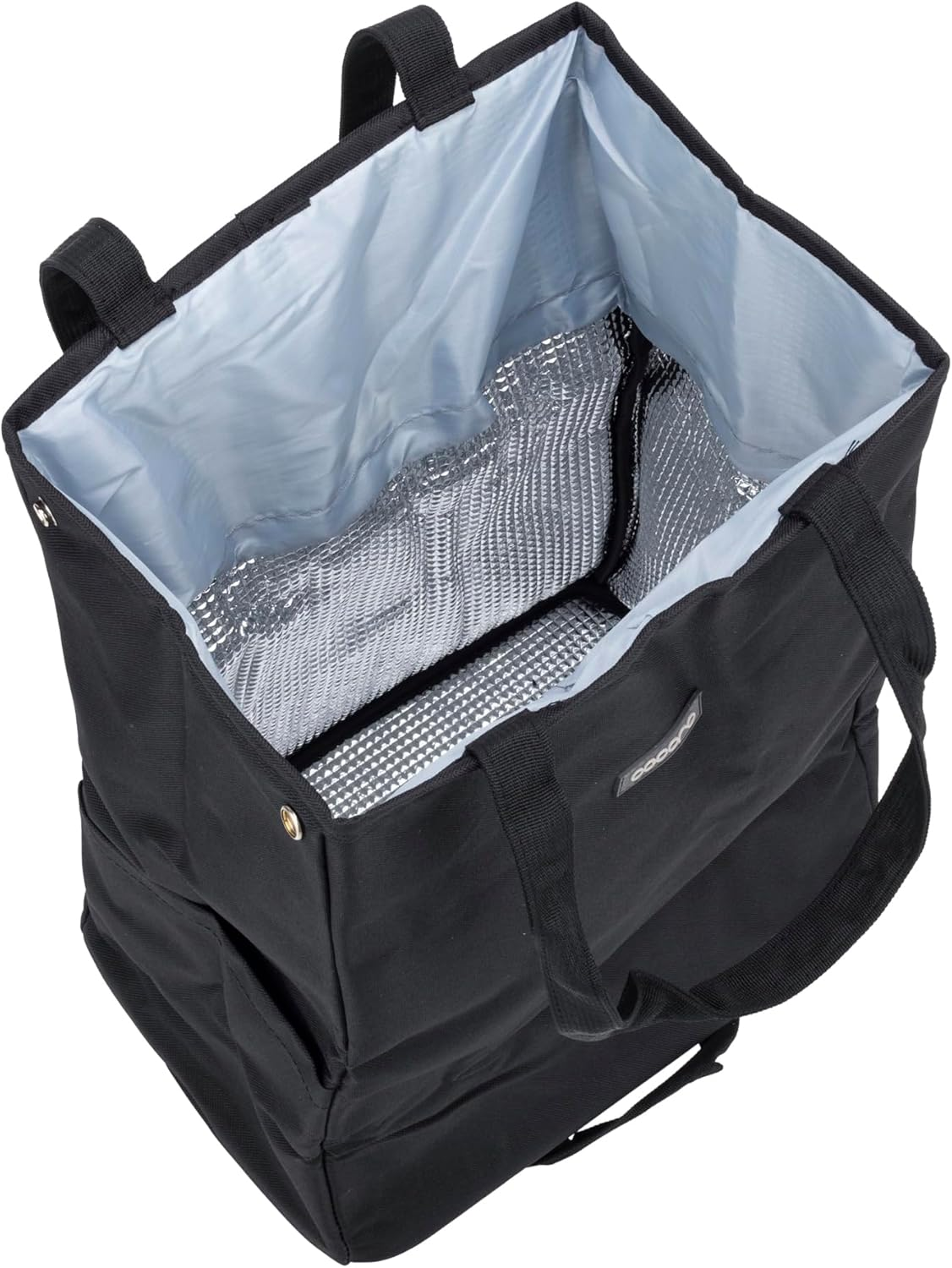 Lep 507834 Cocoro Shopping Cart, Avery Handy Tote Cart, Black, 1.8 Gal (30 L), Includes Luggage Hook, Foldable, Plastic Bottle Storage, Insulated, Thermal Insulation, Eco Bag, Shopping, Stylish, Cute, image number 4