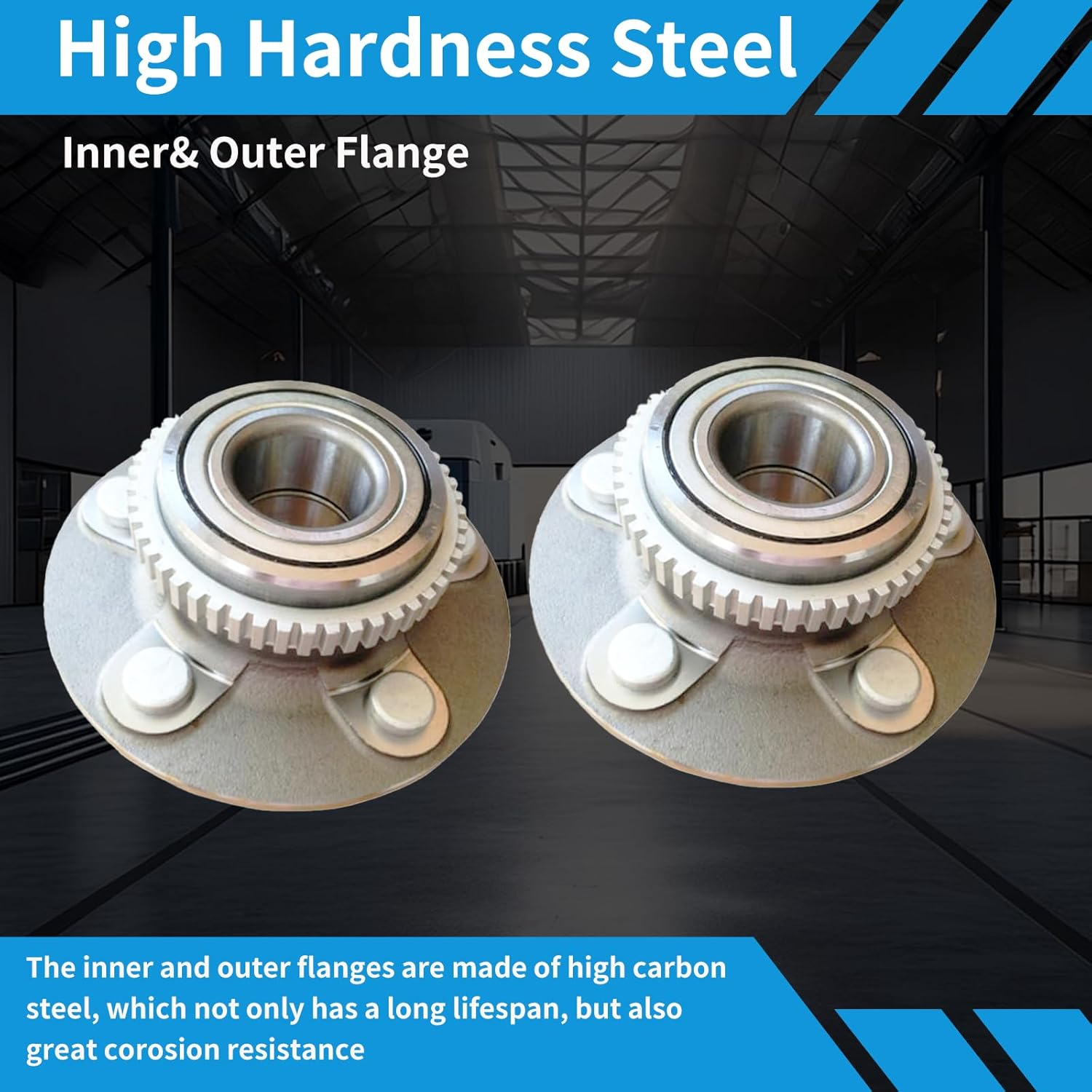 2 Pack Front Wheel Bearing Hub Assembly Fit for Ford Falcon Fairlane AU BA BF FG Sedan Wagon UTE 1998-2008, for Ford Territory SX SY SZ RWD 2004-2015 Left and Right Hand image number 3