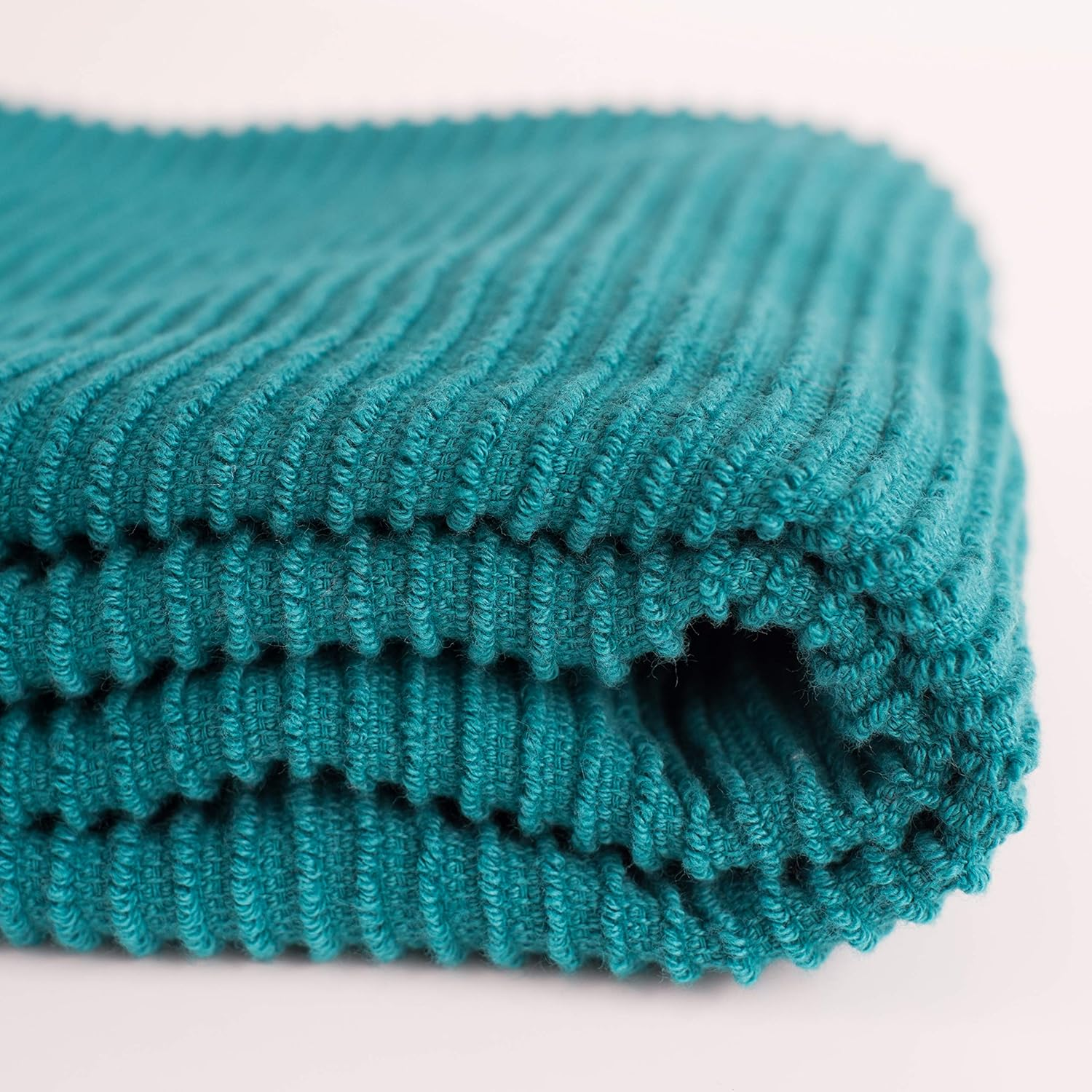 Now Designs Ripple Kitchen Towel, Set of 2, Peacock Green image number 5