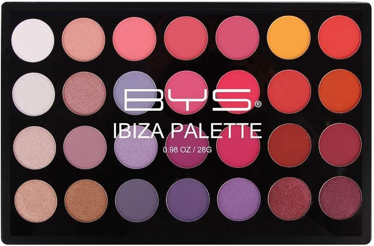 BYS Ibiza XL Eyeshadow Palette, Multicolor, 28 G