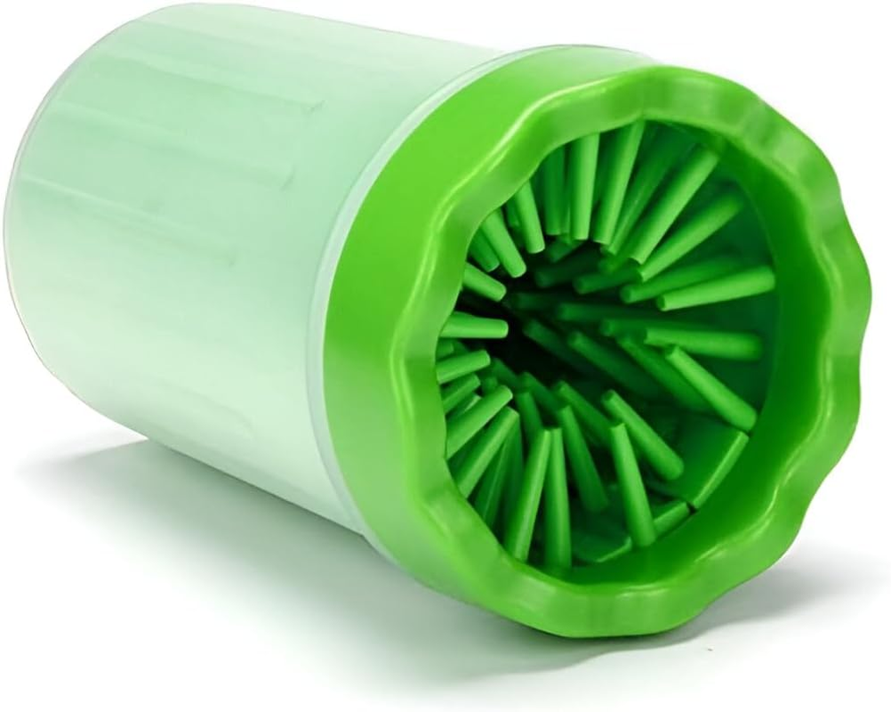 Ezonedeal Dog Paw Cleaner Cup - Portable Paw Cleaner for Dogs, Silicone Dog Foot Washer Brush 360 Degree Soft Claws Dog Paw Washer Cup Removable Washable - Dog Feet Cleaner (Blue)