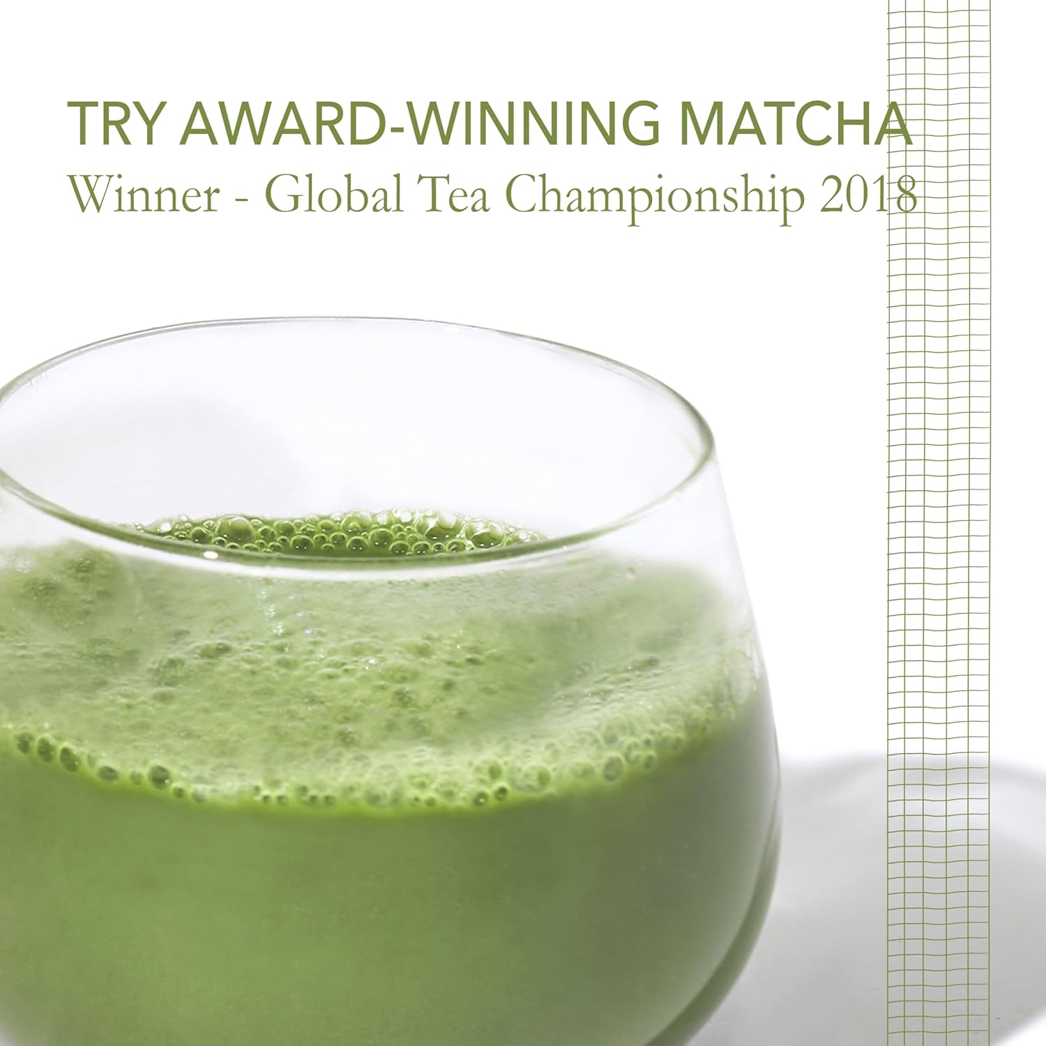 Matcha Green Tea Powder - 100% Natural Authentic Japanese Powdered Green Tea - Single Origin Tea - Premium Grade - 1.8 Oz, 50 G - Vegan, Non-Gmo, Sugar-Free, and Gluten-Free