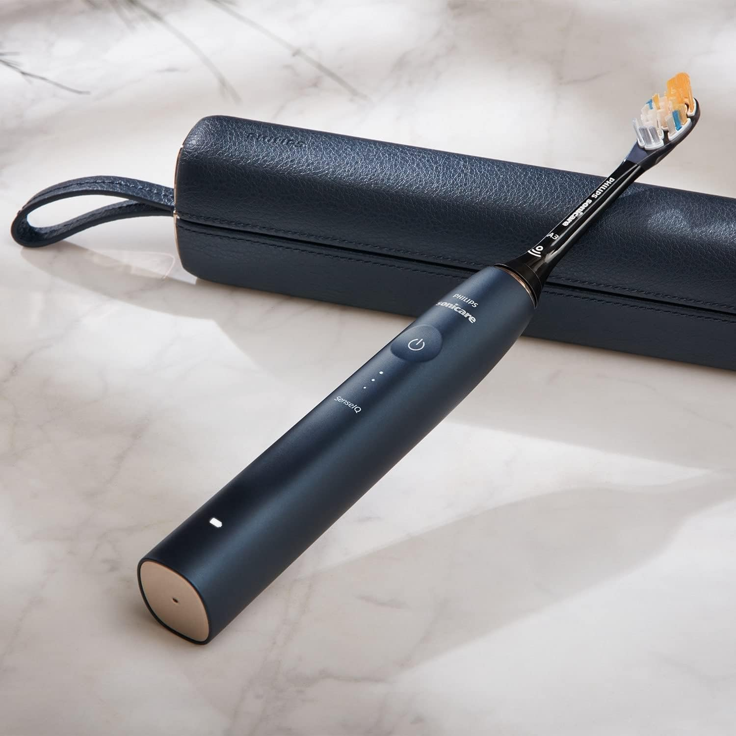 Philips Sonicare 9900 Prestige Our Most Advanced Electric Toothbrush HX9992/12 with Senseiq, All-In-One Brush Head, Artificial Intelligence in the Philips Sonicare App, Midnight Blue image number 1