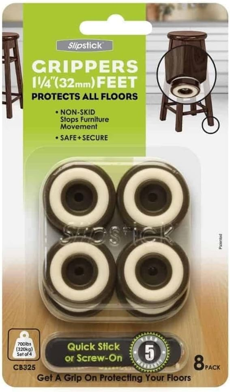Slipstick Furniture Floor Protector Slider 8-Pieces Pack, 32 Mm Size, Chocolate image number 6