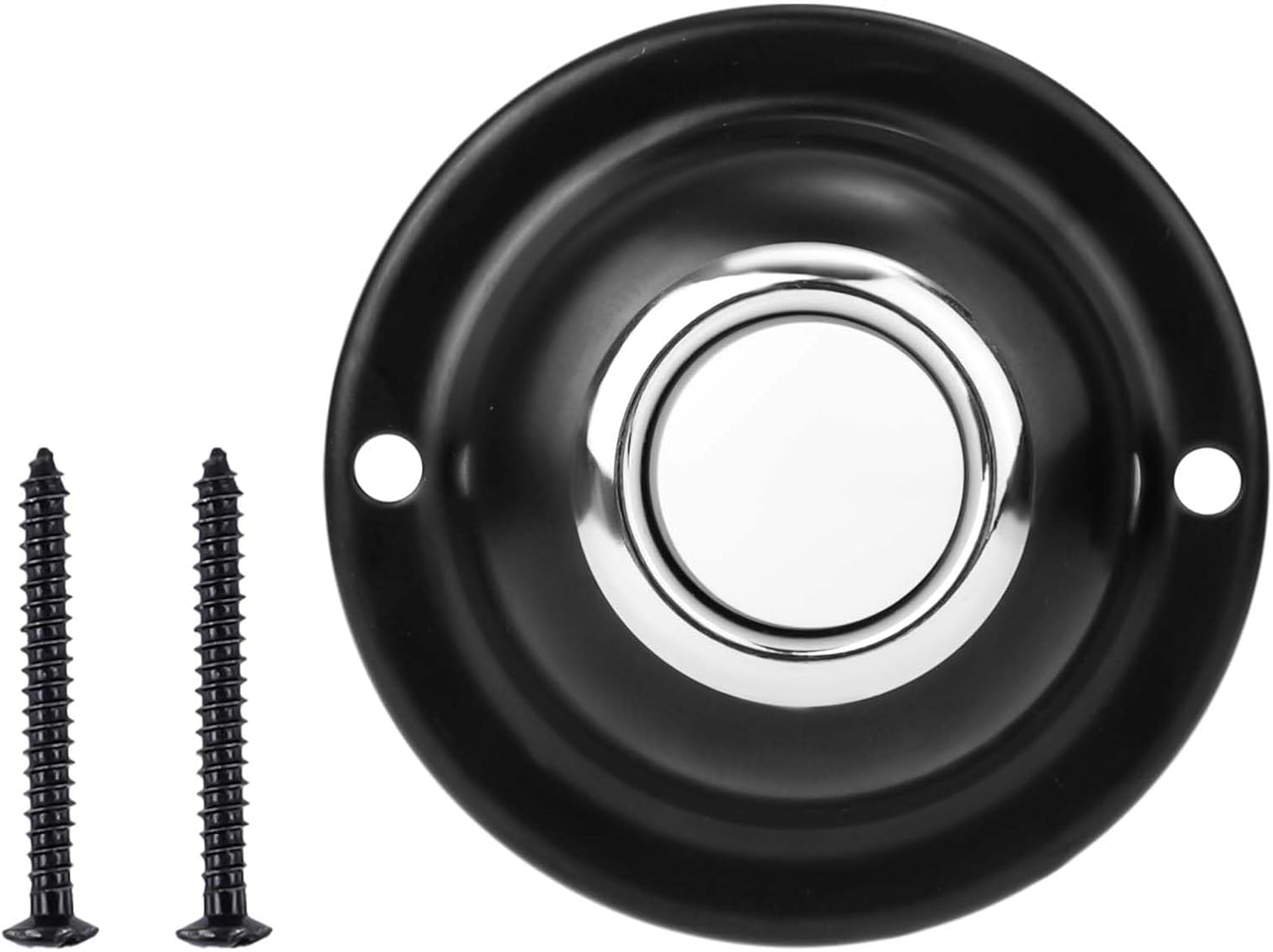 Metal Lighted Doorbell Push Button, round Led Lighted Door Bell Button with Screws Wall Mounted Doorbell Switch Doorbell Button Replacement for Most Doorbell Door Chime image number 6