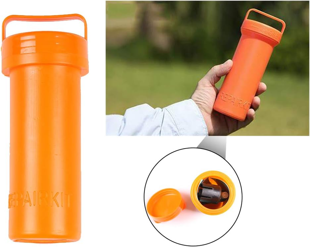 Domary Repair Kit with PVC Patches and Glue for Inflatables Portable Stand-Up Paddleboard Repair Kit with Wrench for Inflatable Kayak Boat Raft Surfboard image number 2