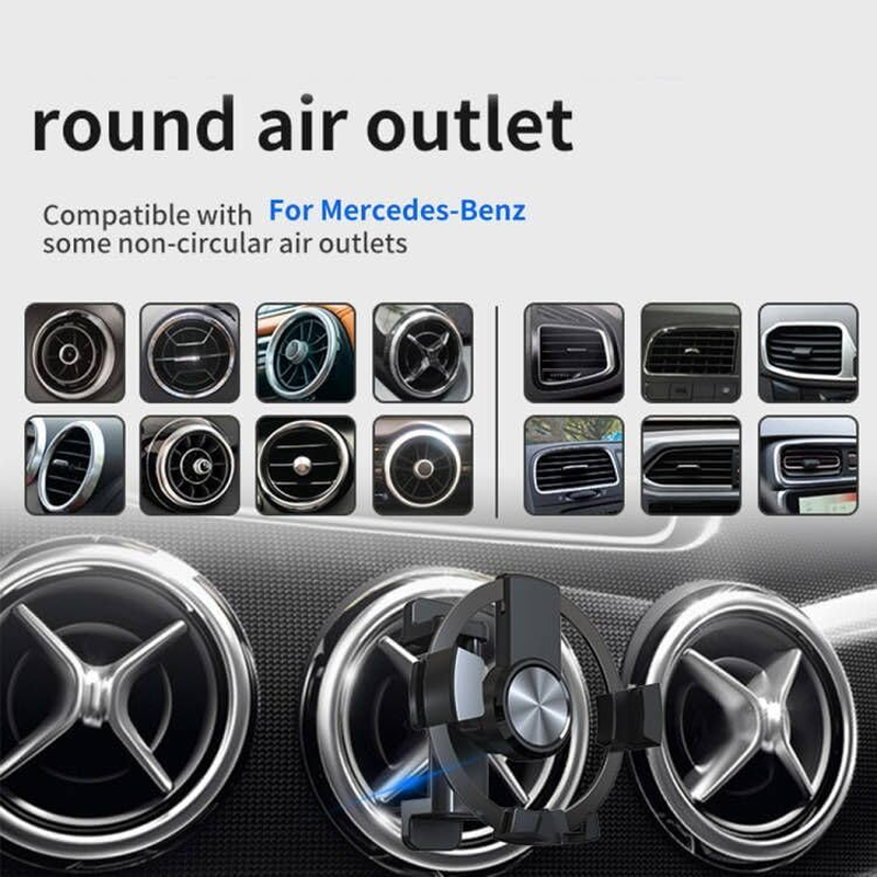 Car Air Vent Phone Holder Phone Cradle Compatible for Mercedesbenz A/B/C/E/S, Mini Cooper/Countryman,Ford Mustang Jeep-Wrangler image number 2