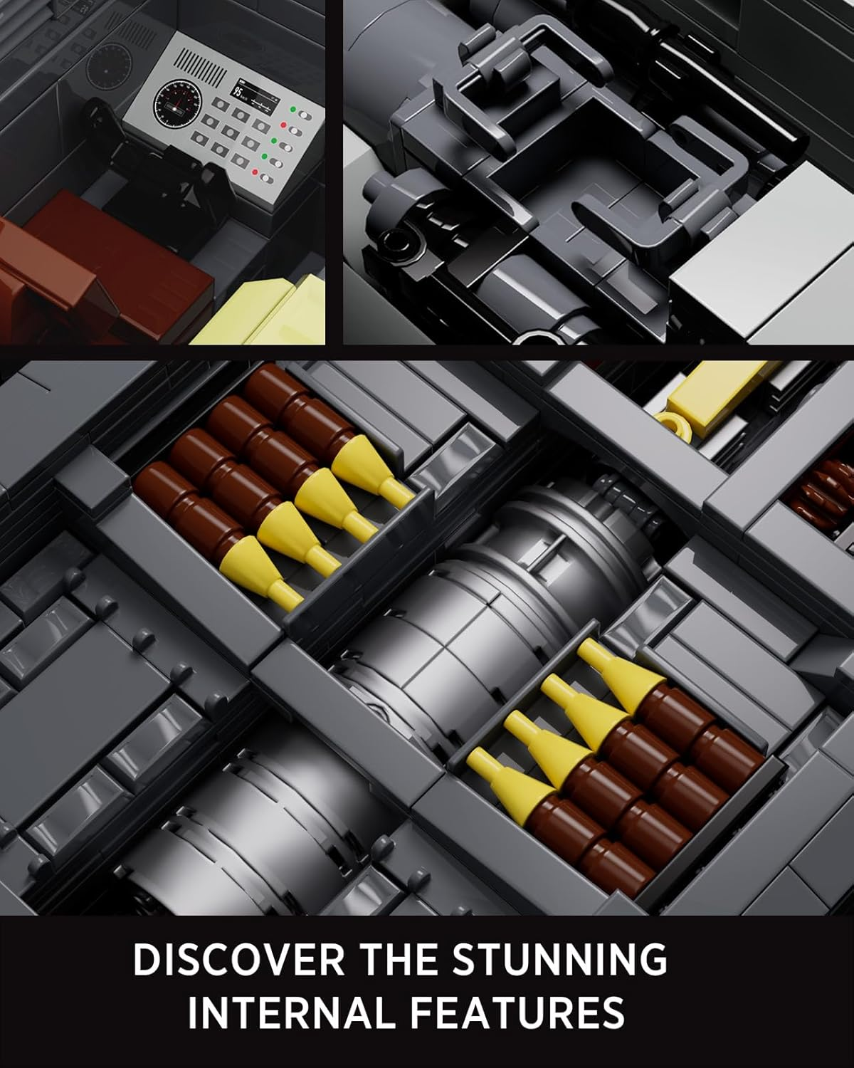 Nifeliz Maus Tank Building Sets for Adults, WW2 Model Military Panzer VIII Tank for Military Fans, Army Model to Build and Display, Collectible Gifts (2272 PCS, NF10289) image number 1