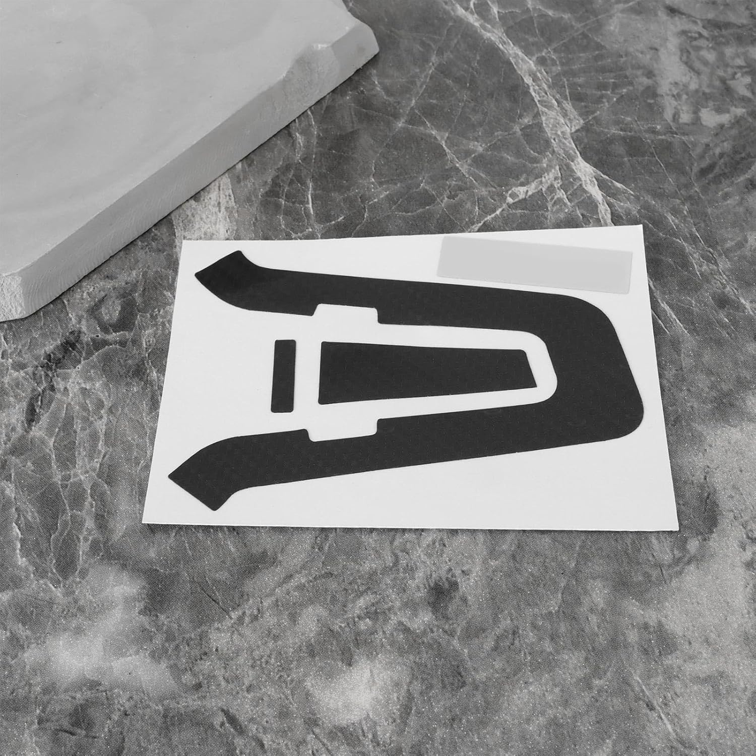 Emagtech 1Set Intercoms Headsets Device Protection Cover Sticker Motorcycle Headsets Protective Cover Compatible with Cardo Packtalk Edge Carbon Fiber Pattern image number 3