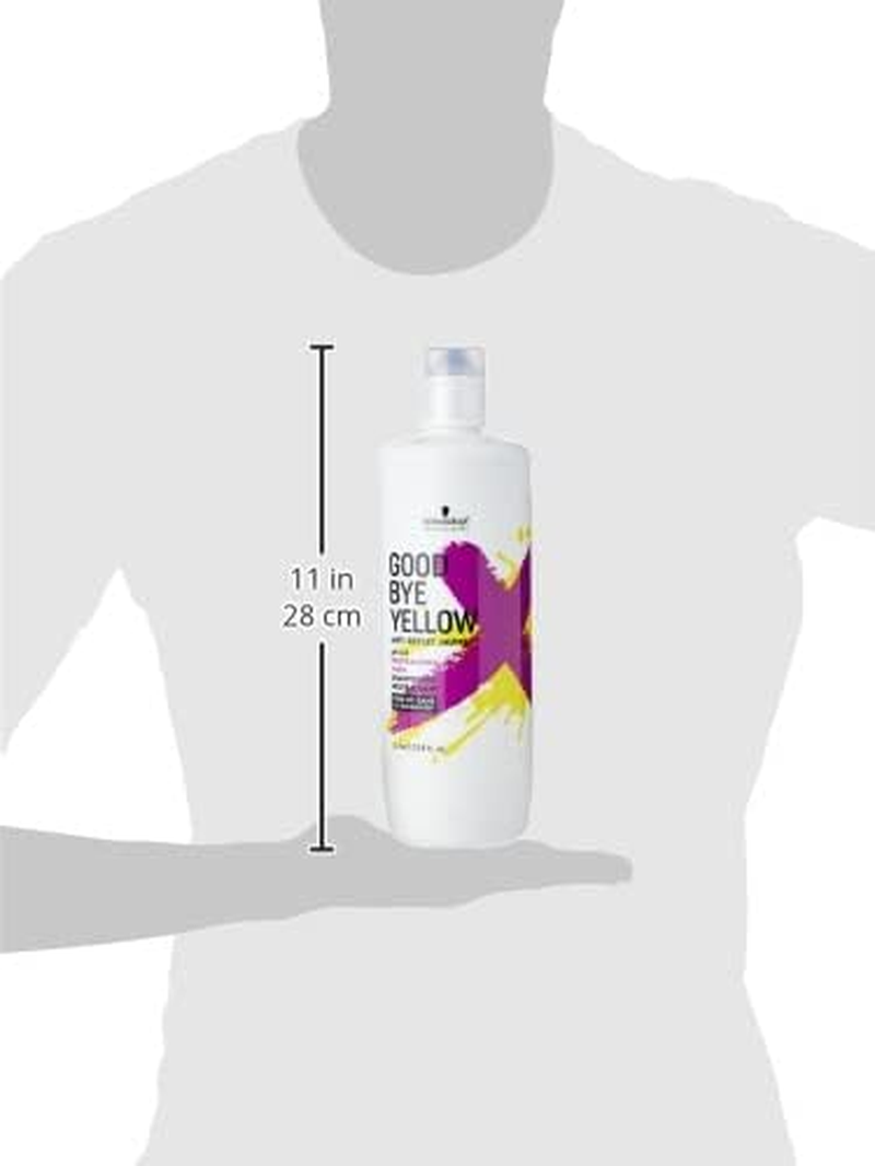 Schwarzkopf Professional Goodbye Yellow Neutralizing Shampoo, 1000 Ml image number 3