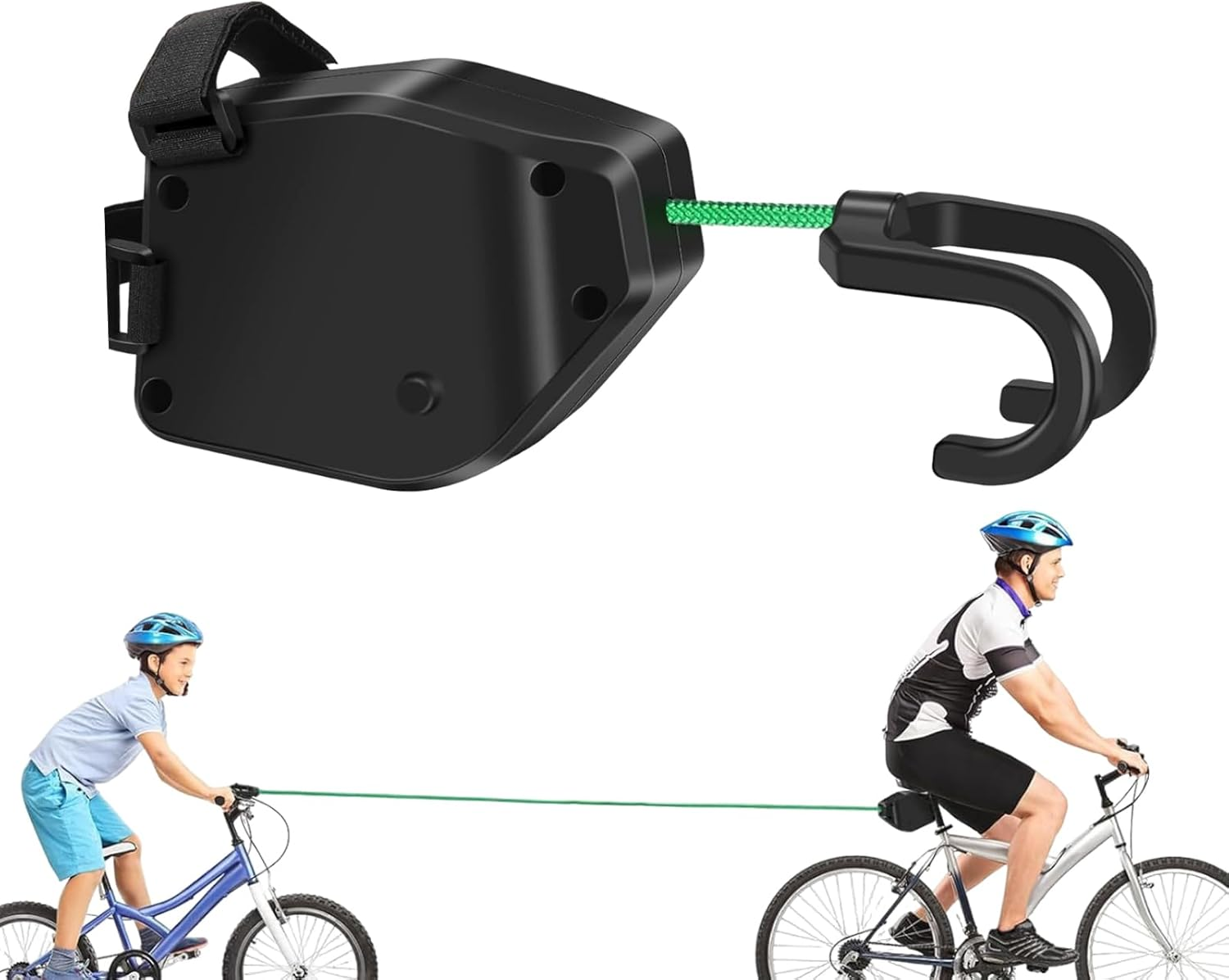 Gupcaqosjw Retractable Bike Tow Rope | Cycling Pull Strap for Children | Portable Mountain Bike Parent-Child Pull Traction Rope for Outdoors image number 3