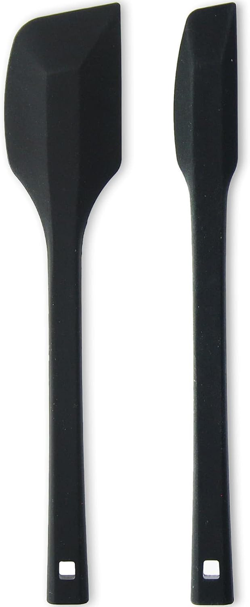 Nagao Tsubamesanjo Silicone Heat Resistant Rubber Spatula, Large, Black, One-Piece Mold, Cooking, Confectionery, Made in Japan