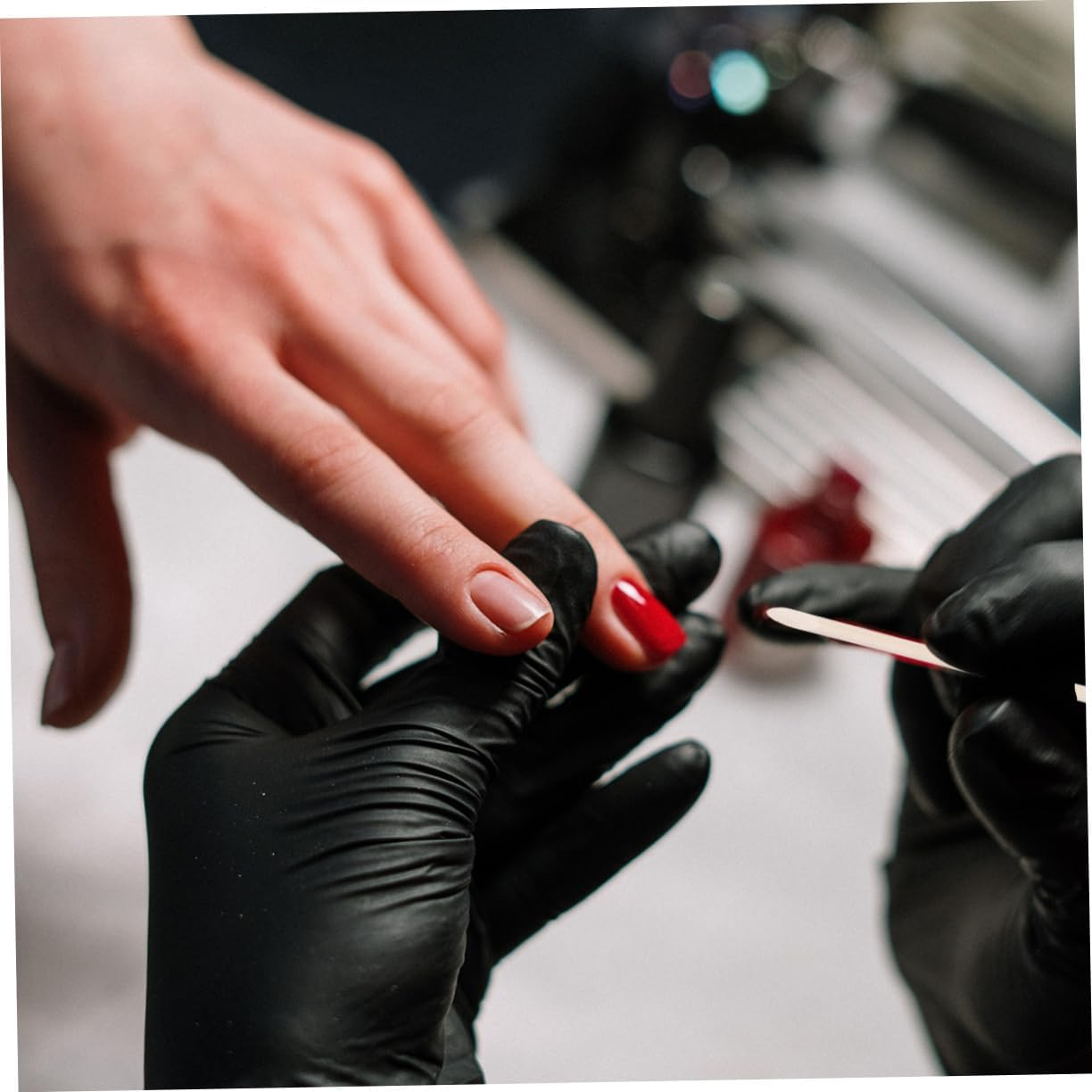 AUTSUPPL 50 Pcs Nail Art Orange Wood Sticks Cuticle Pushers for Dead Skin Removal and Nail Cleaning Professional Manicure Tool for Home and Salon Use image number 4